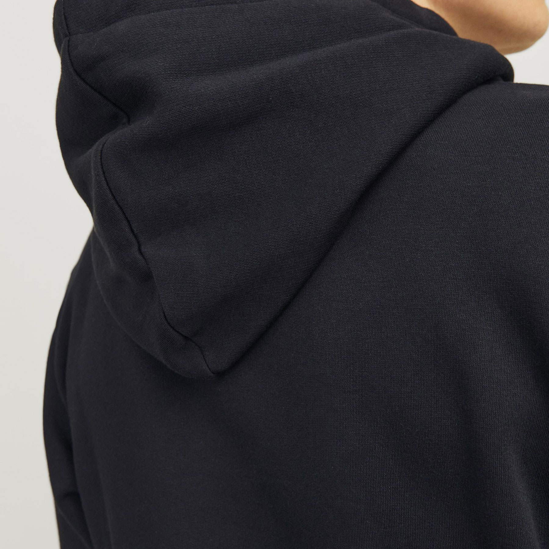 Jack & Jones JJELOGO hoodie, Black, large image number 4