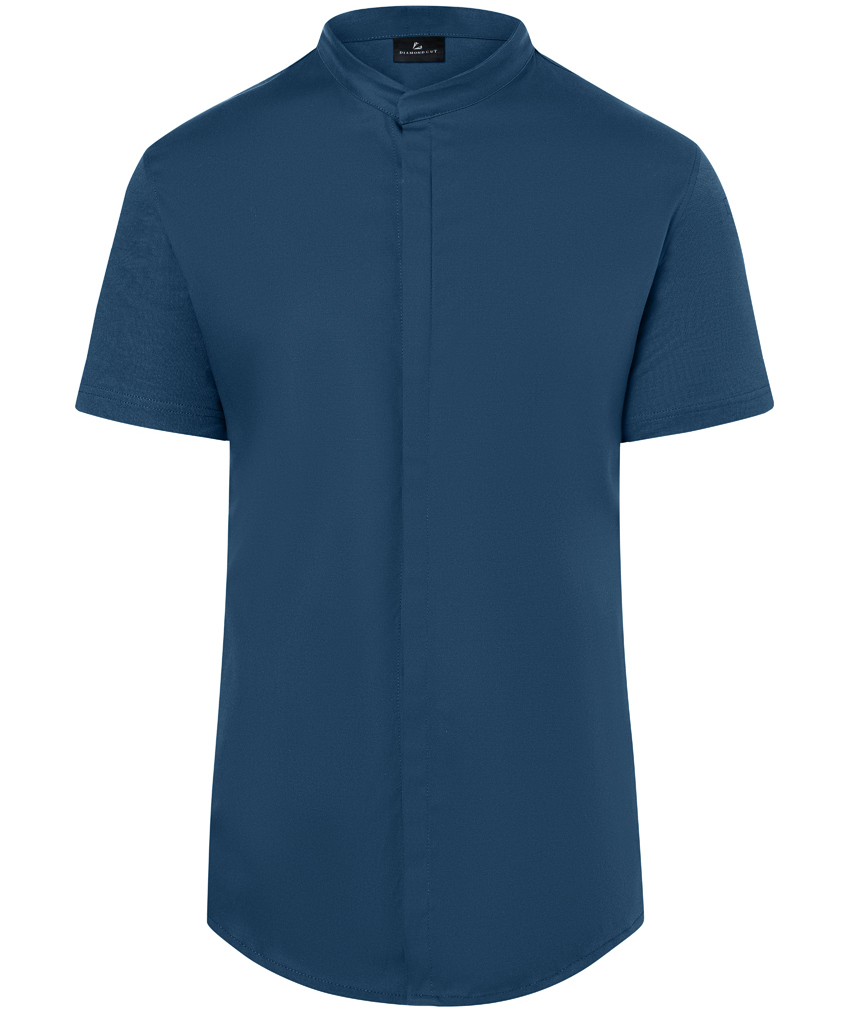 Karlowsky DIAMOND CUT&reg; Avantgarde kortermet kokkejakke, Steel Blue, Steel Blue, swatch