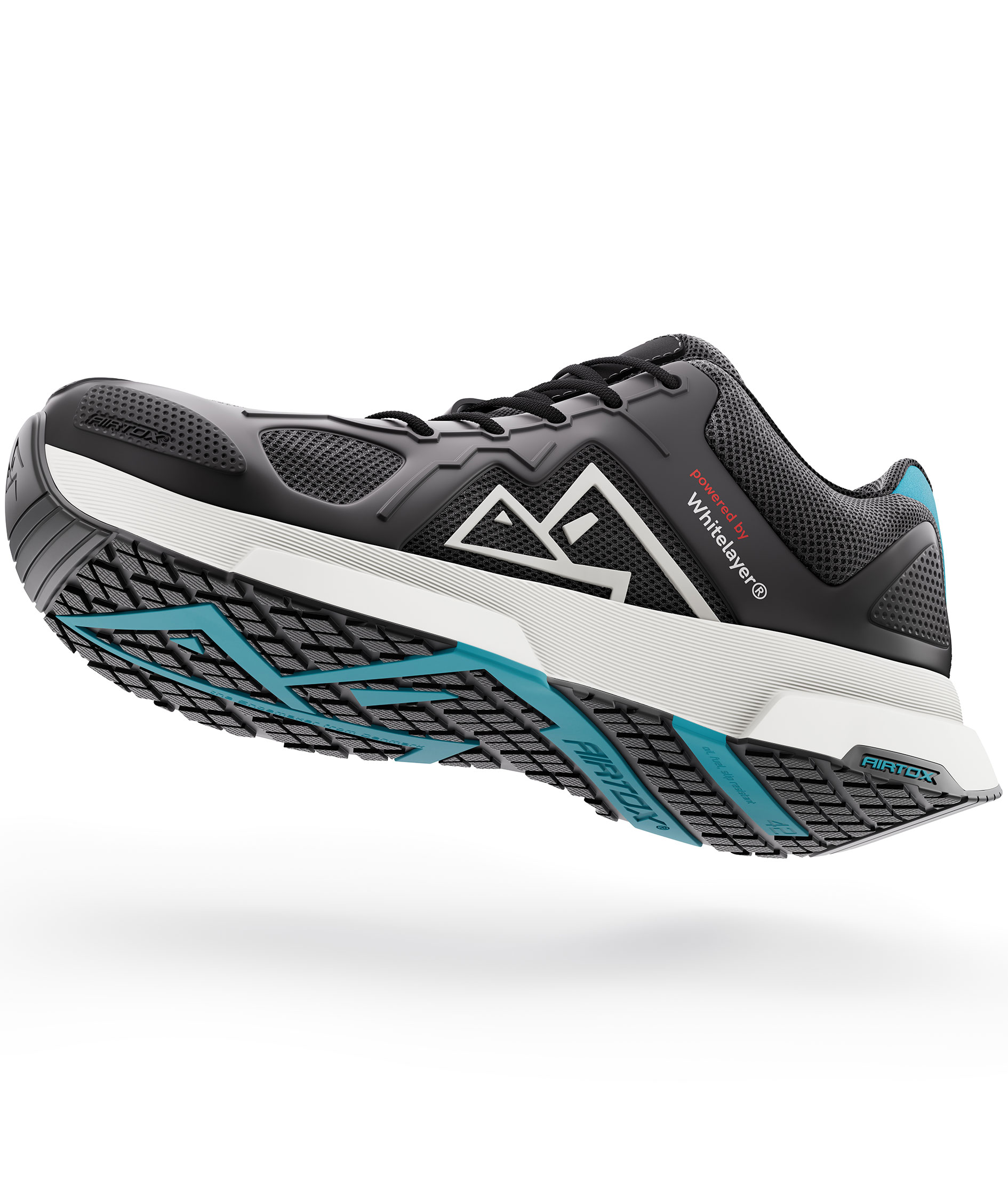 Airtox FM1 Sicherheitsschuhe S1P, Schwarz/Wei&szlig;, large image number 16