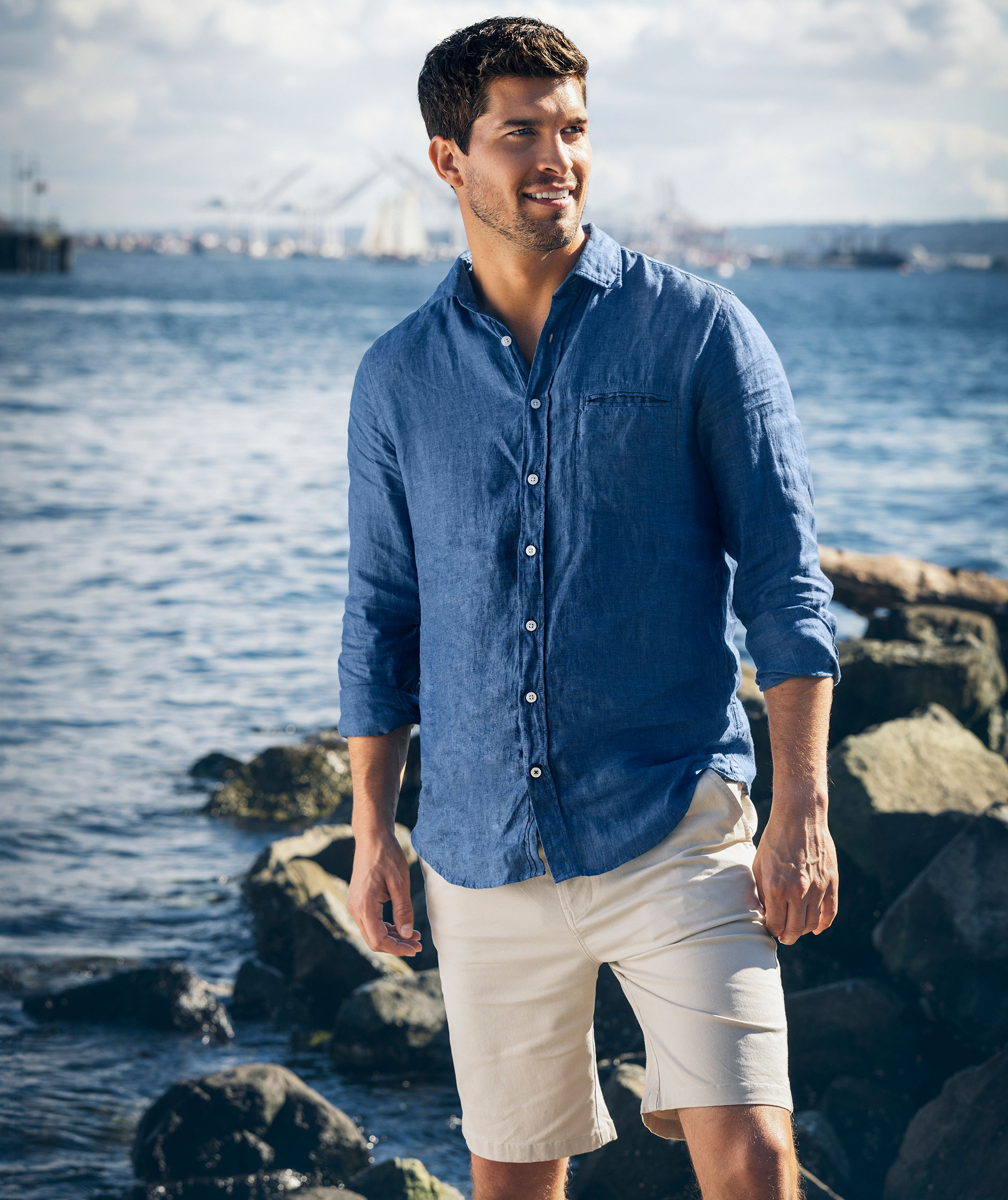 Cutter & Buck Edgemont shorts, Beige