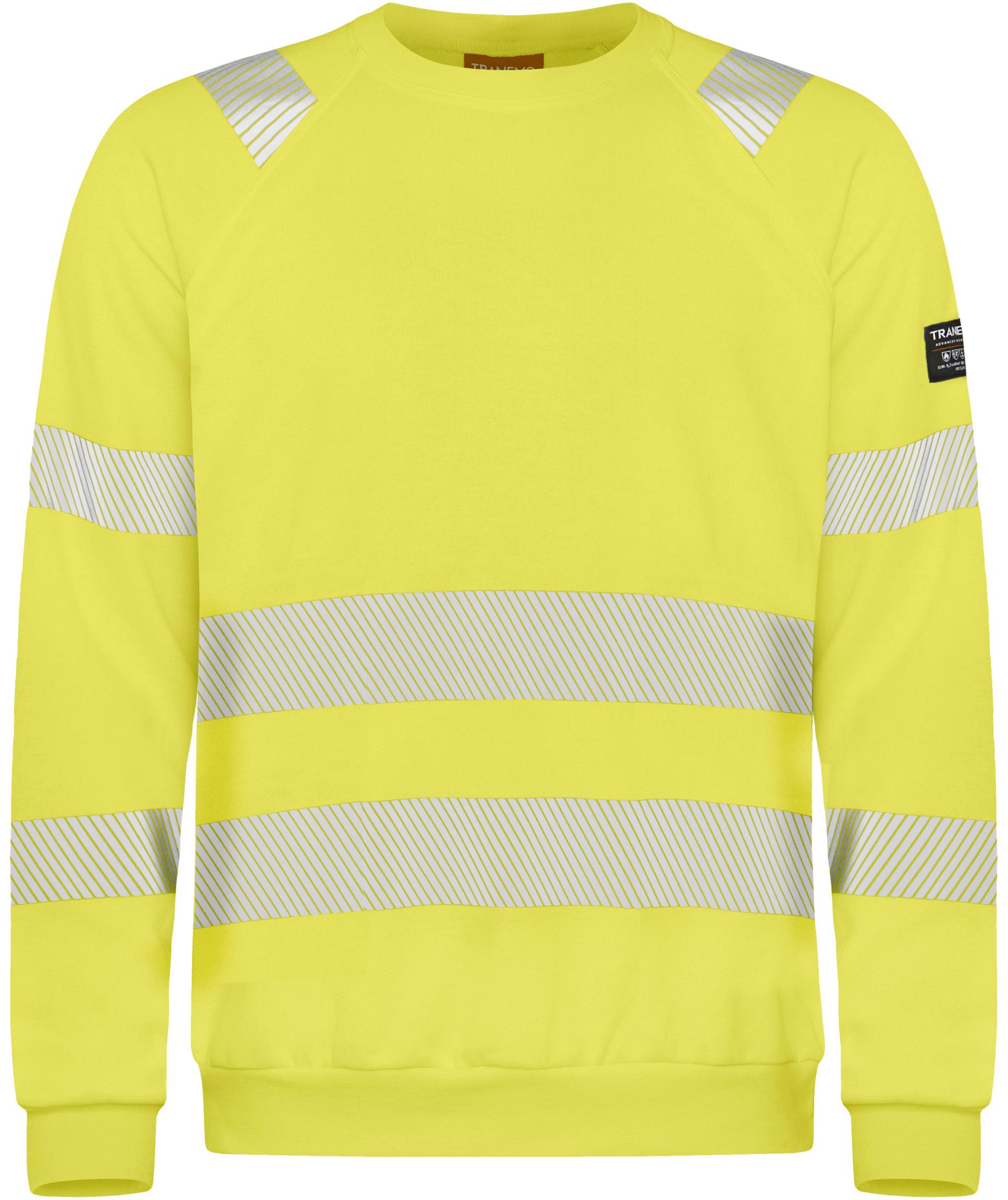 Tranemo FR sweatshirt, Hi-viz yellow