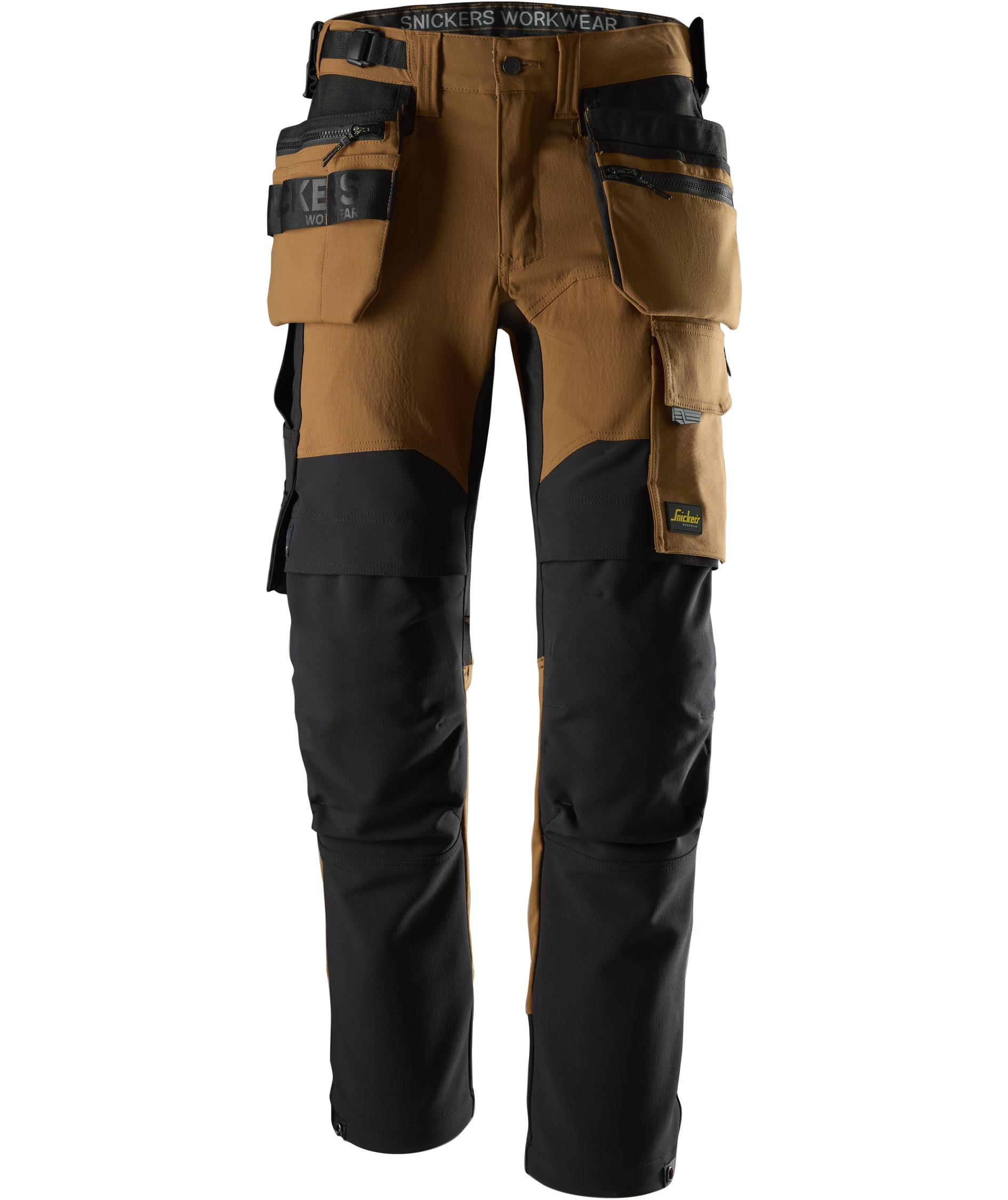 Snickers RuffWork Handwerkerhose 6220 full stretch, Brown/Black, Brown/Black, swatch