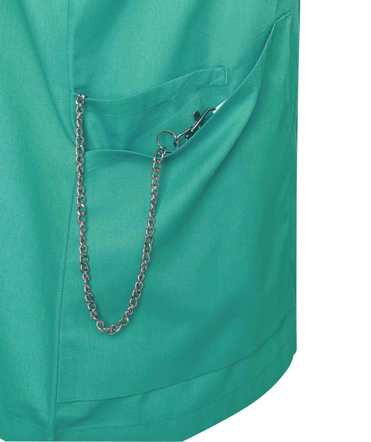 Karlowsky Essential kort&auml;rmad tunika dam, Smaragdgr&ouml;n, large image number 3