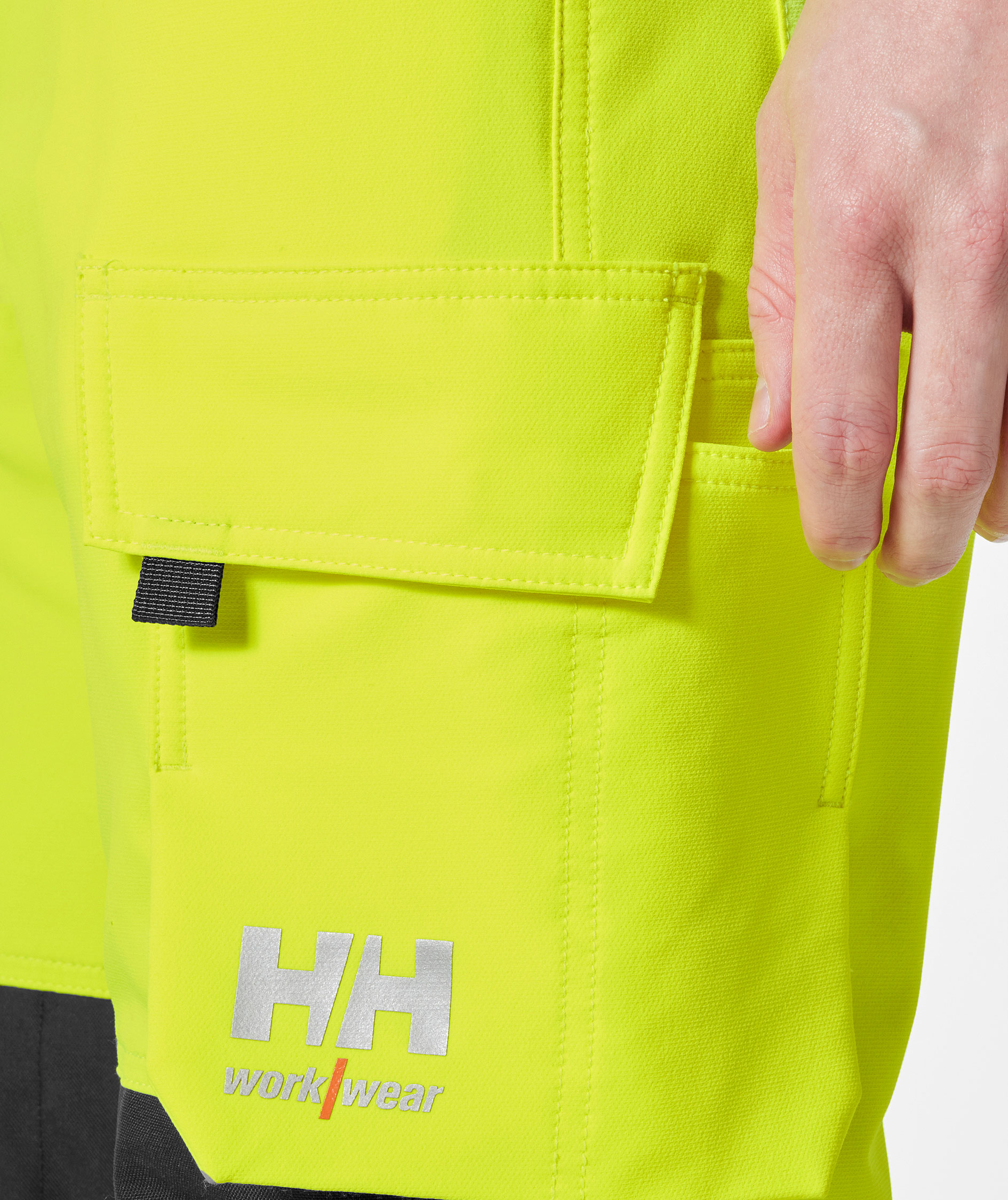 Helly Hansen Alna 4X arbetsbyxafull stretch, Varsel Gul/Ebony, large image number 5