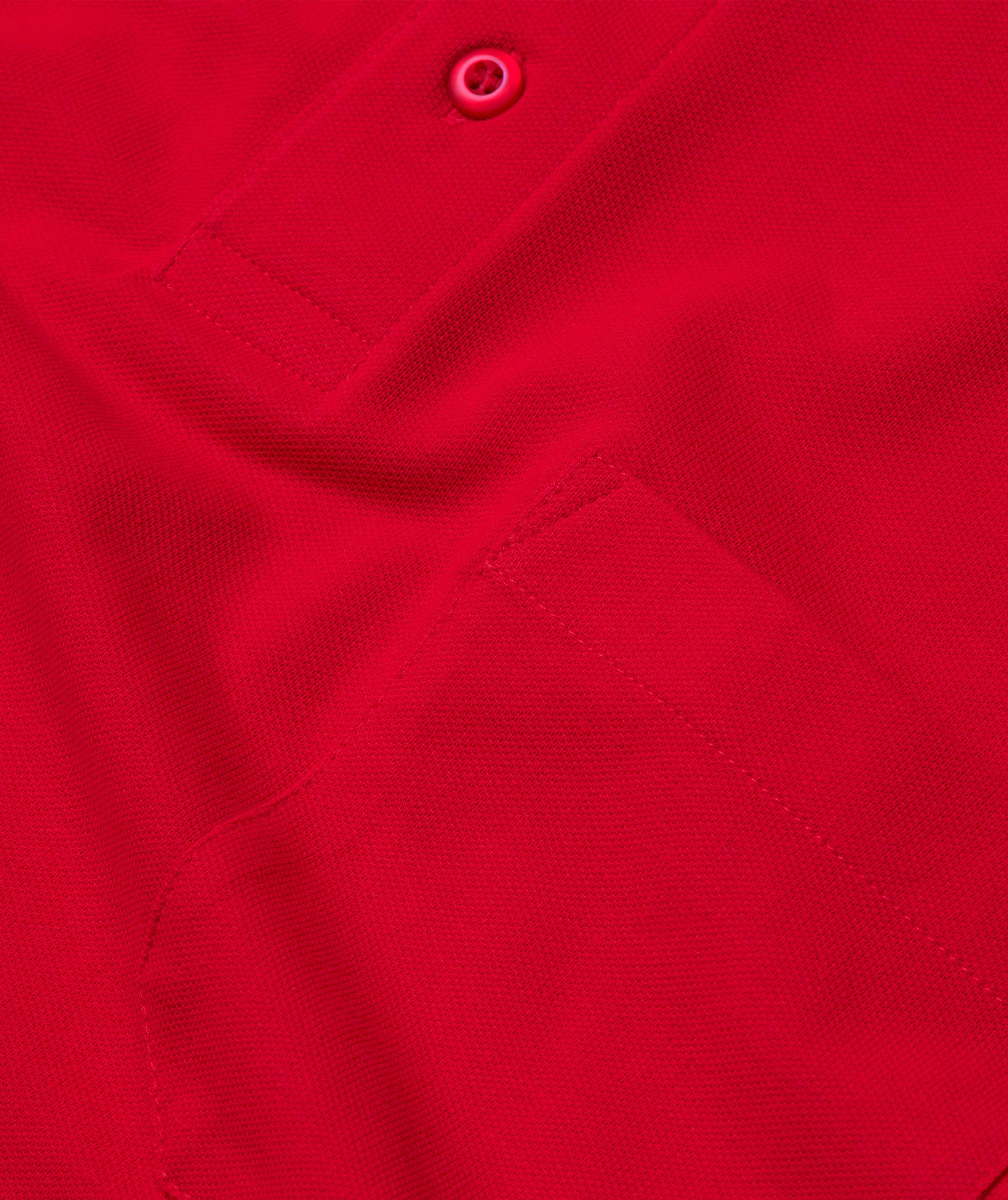 ID Klassisk Polo T-shirt, R&oslash;d, large image number 3