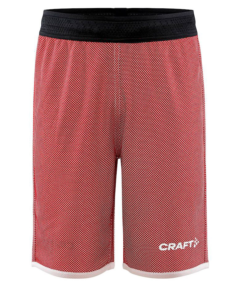 Craft Progress v&auml;ndbar shorts till barn, Bright red/white