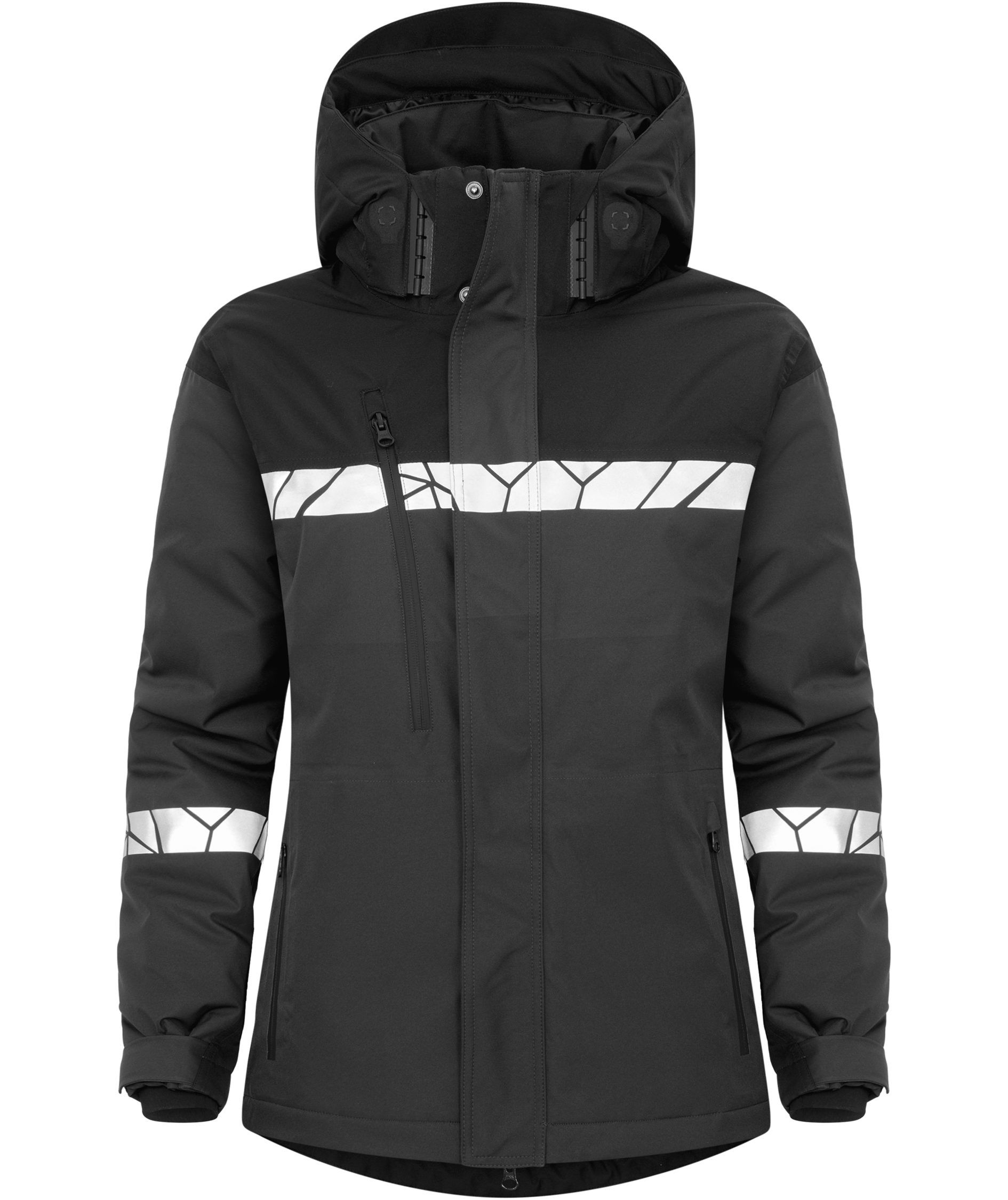 ProJob women's winter jacket 7420, Grey/Black