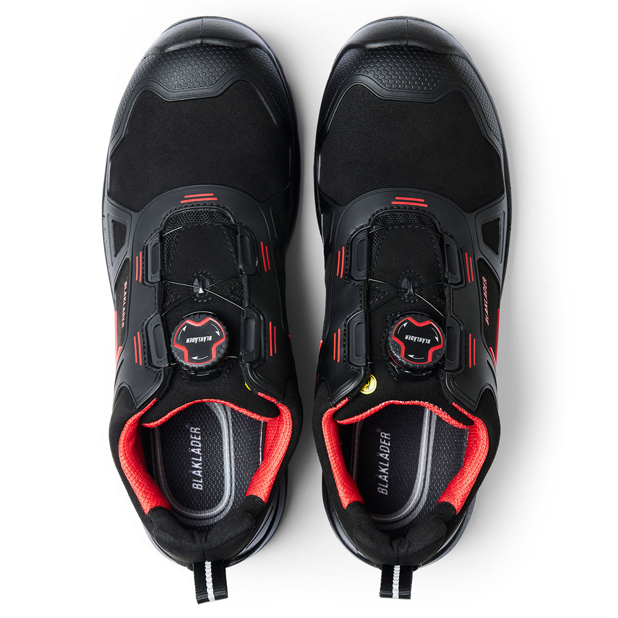 Bl&aring;kl&auml;der Gecko safety shoes S3, Black/Red, large image number 4