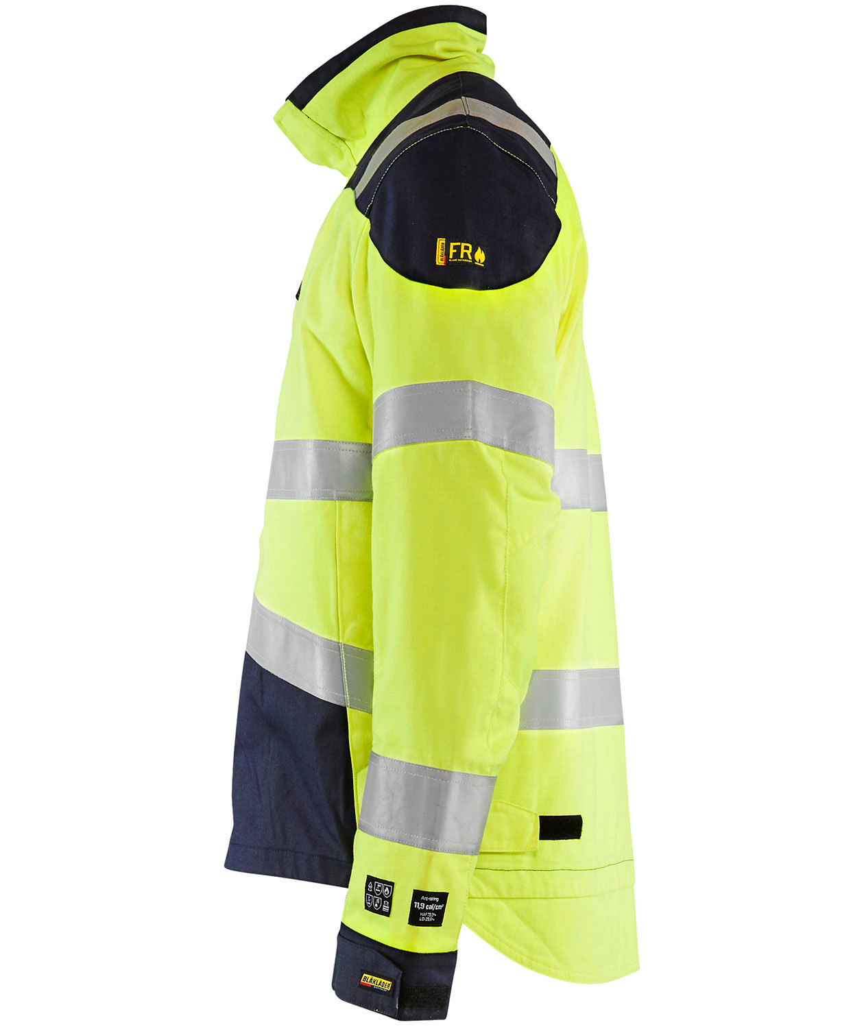 Bl&aring;kl&auml;der Multinorm work jacket, Hi-vis Yellow/Marine, large image number 2