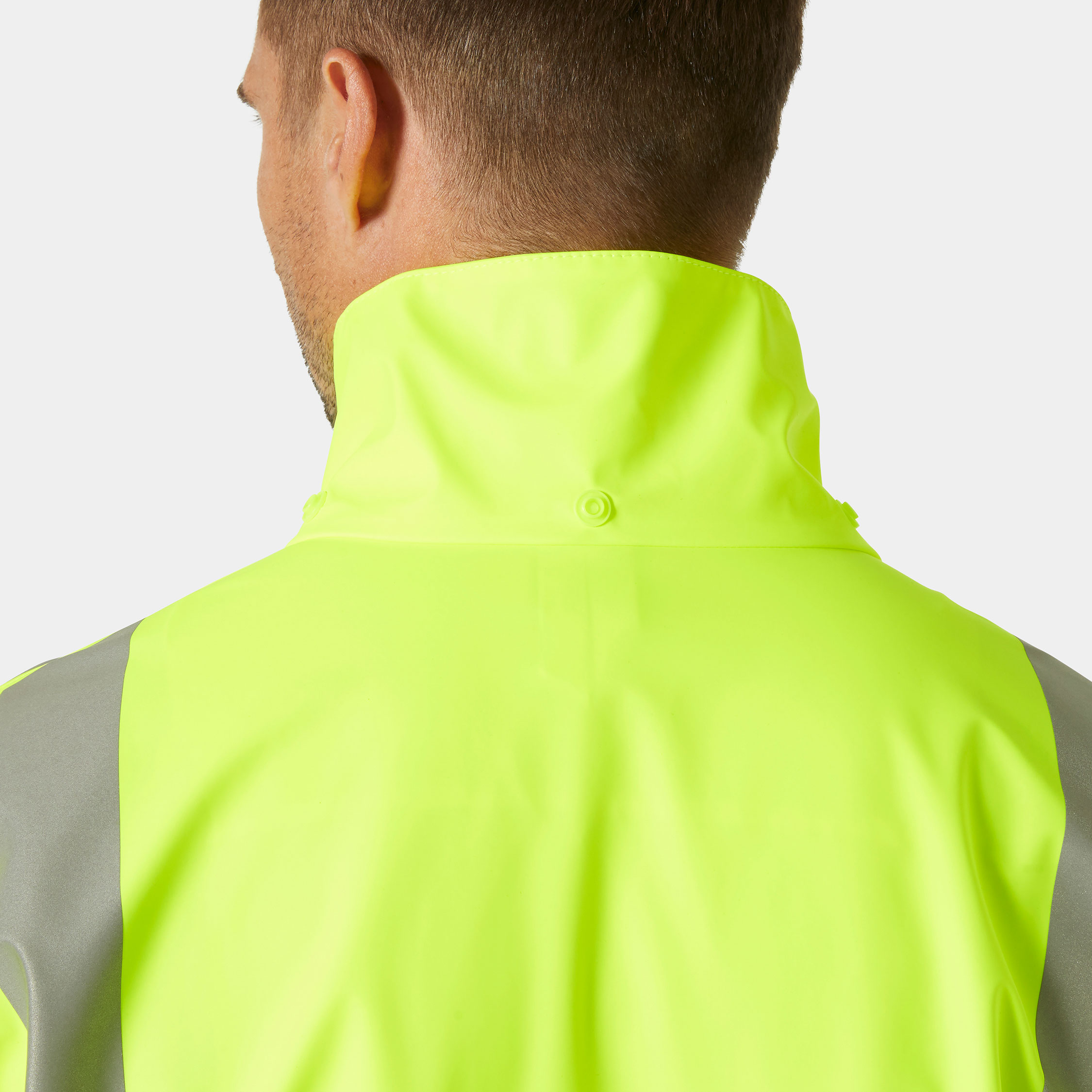 Helly Hansen Addvis regnjakke, Hi-vis Gul/Ebony, large image number 7