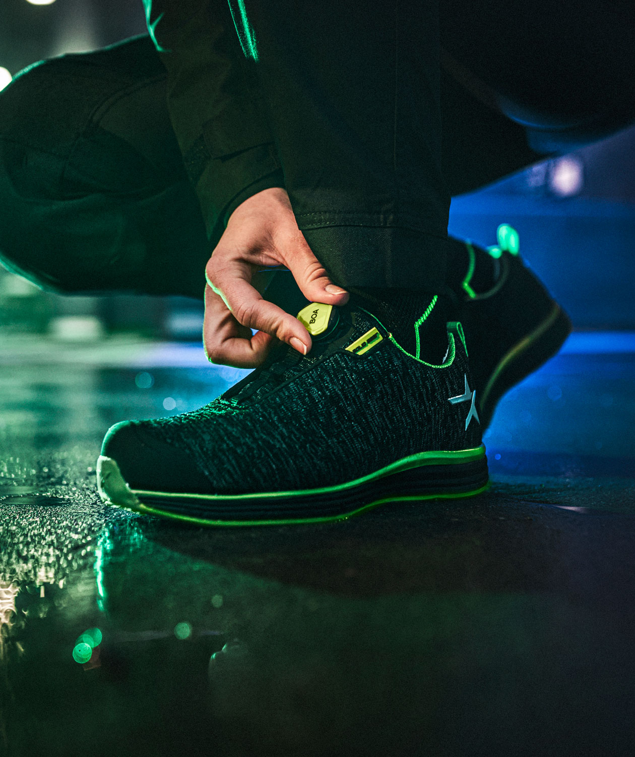 Solid Gear Haze Tellus women's satefy shoes S1P, Grey/Green