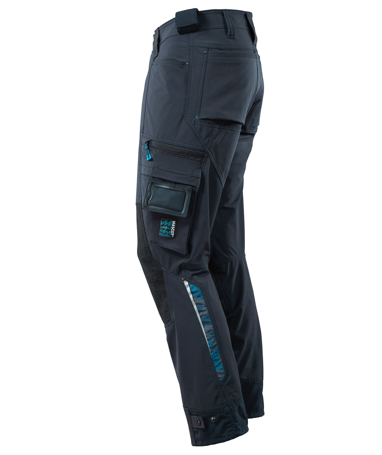 Mascot Advanced arbetsbyxa Full stretch, M&ouml;rk Marin, large image number 1