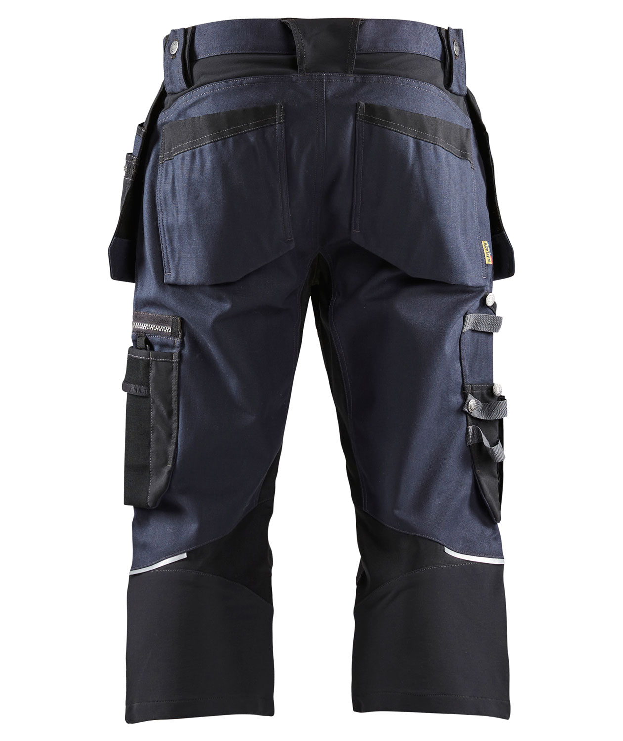 Bl&aring;kl&auml;der hantverkspiratbyxa full stretch, Marinbl&aring;/Svart