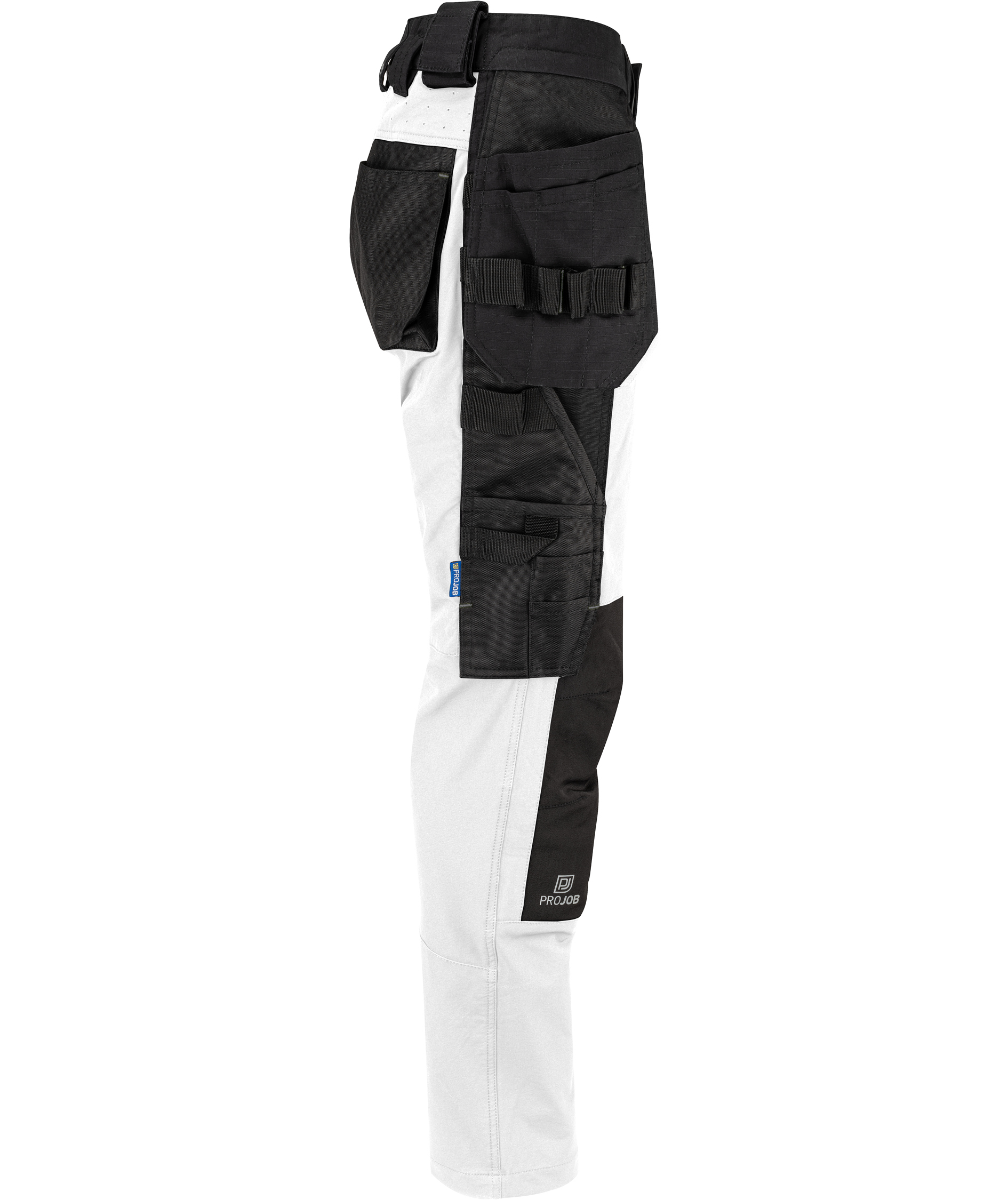 ProJob hantverksbyxa 5564 full stretch dam, White, large image number 2