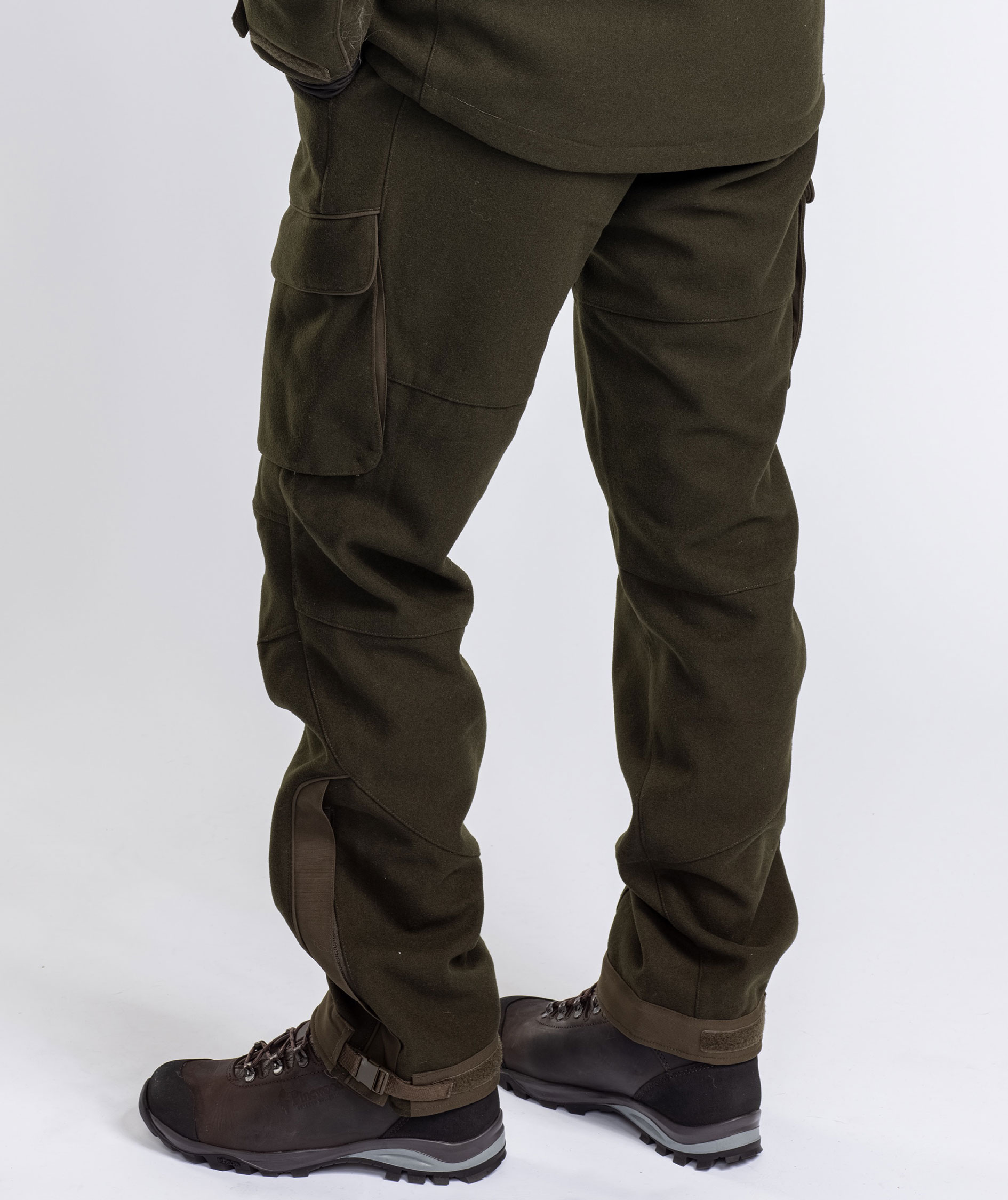 Pinewood Furudal Hunters bukser med uld, Moss green, large image number 4