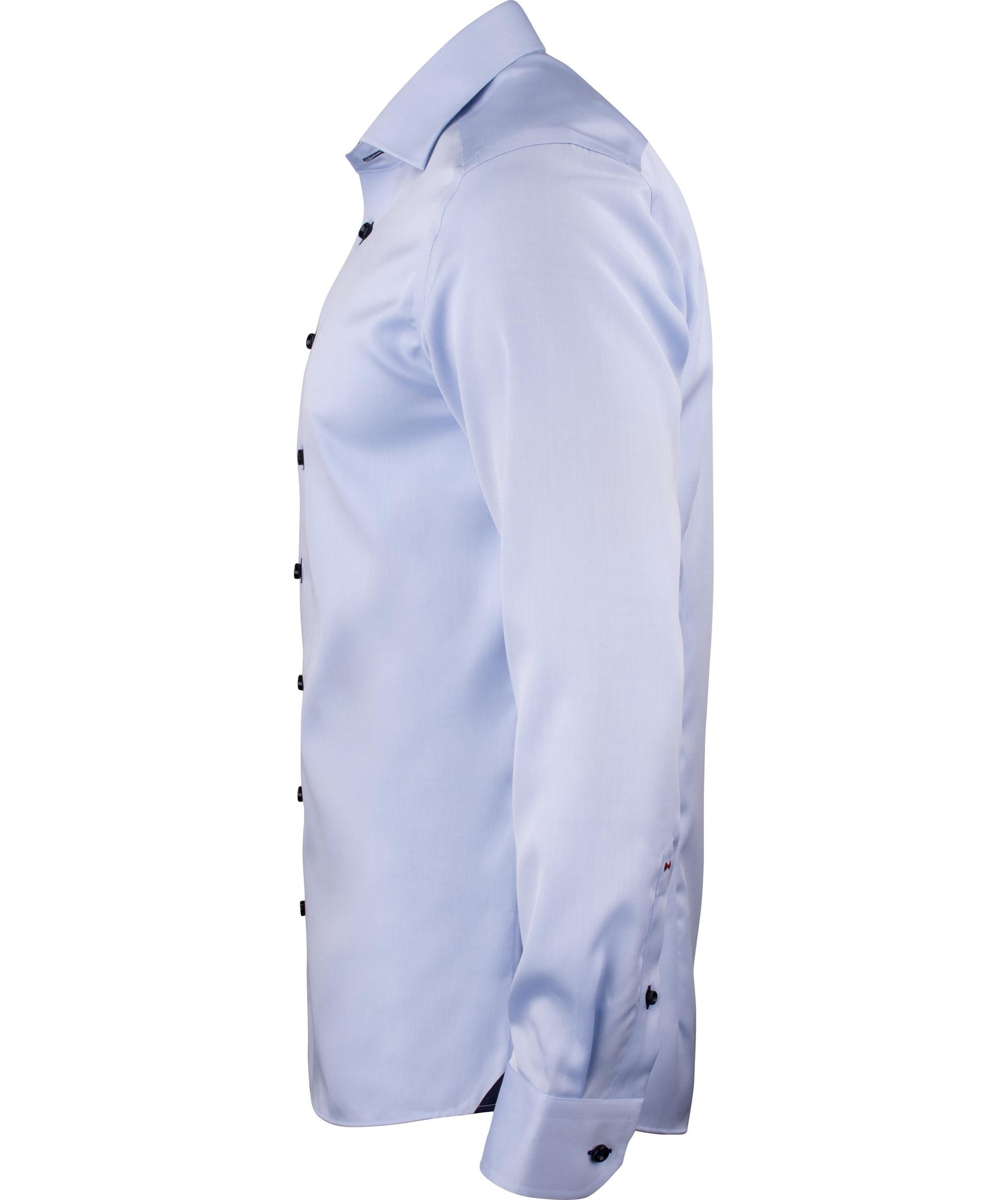 J. Harvest & Frost Twill Red Bow 20 regular fit skjorte, Sky Blue/Navy, large image number 2