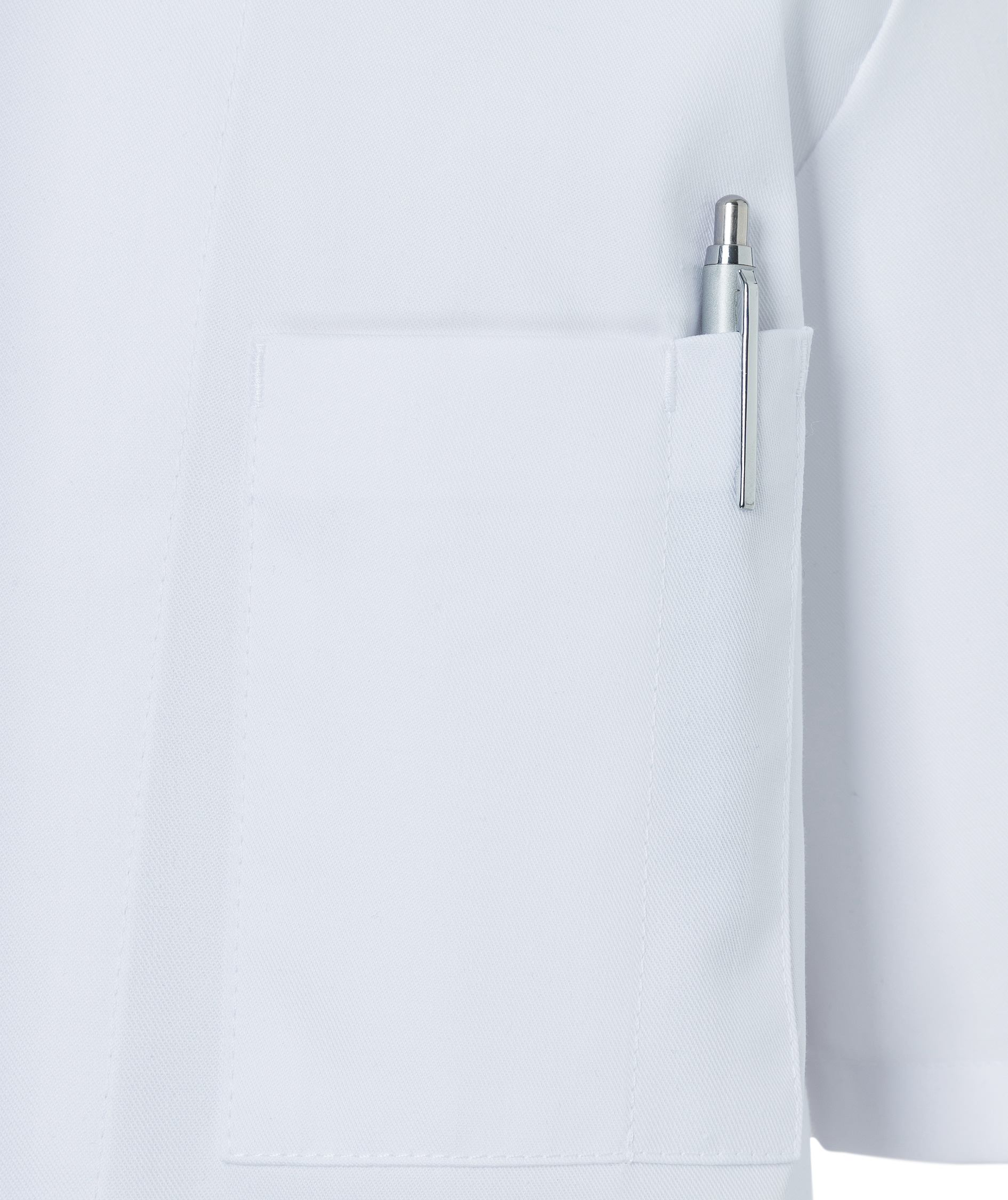 Karlowsky Gustav kortermet kokkejakke, White, large image number 6