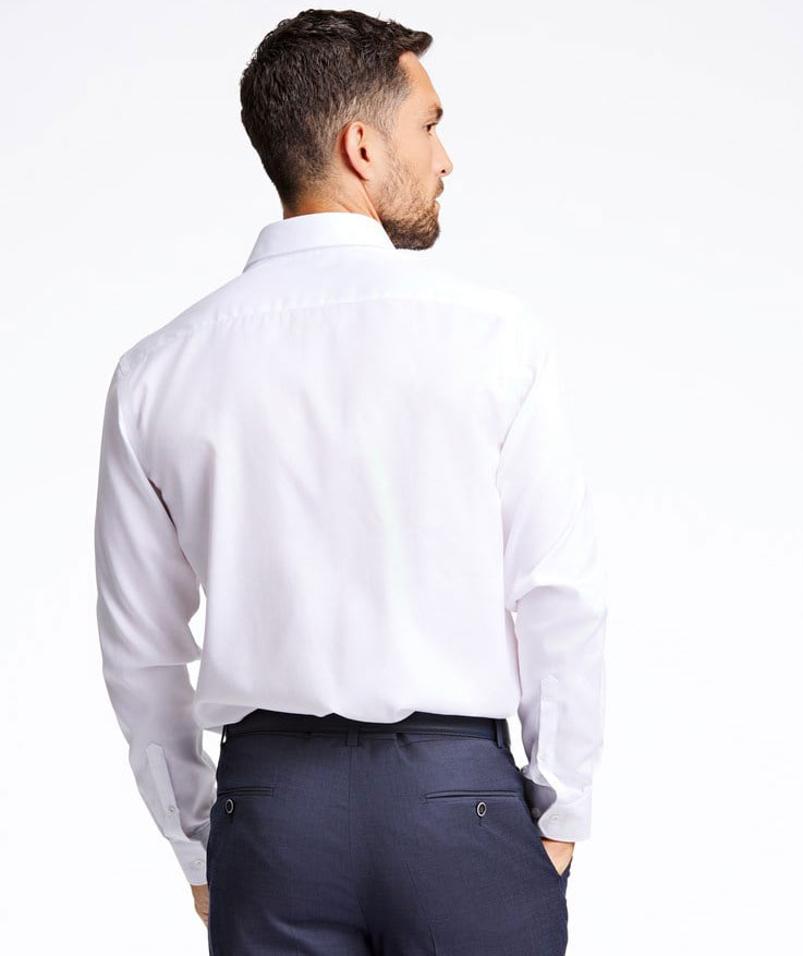 Lindbergh 1927 Twill Modern fit shirt, White, large image number 3