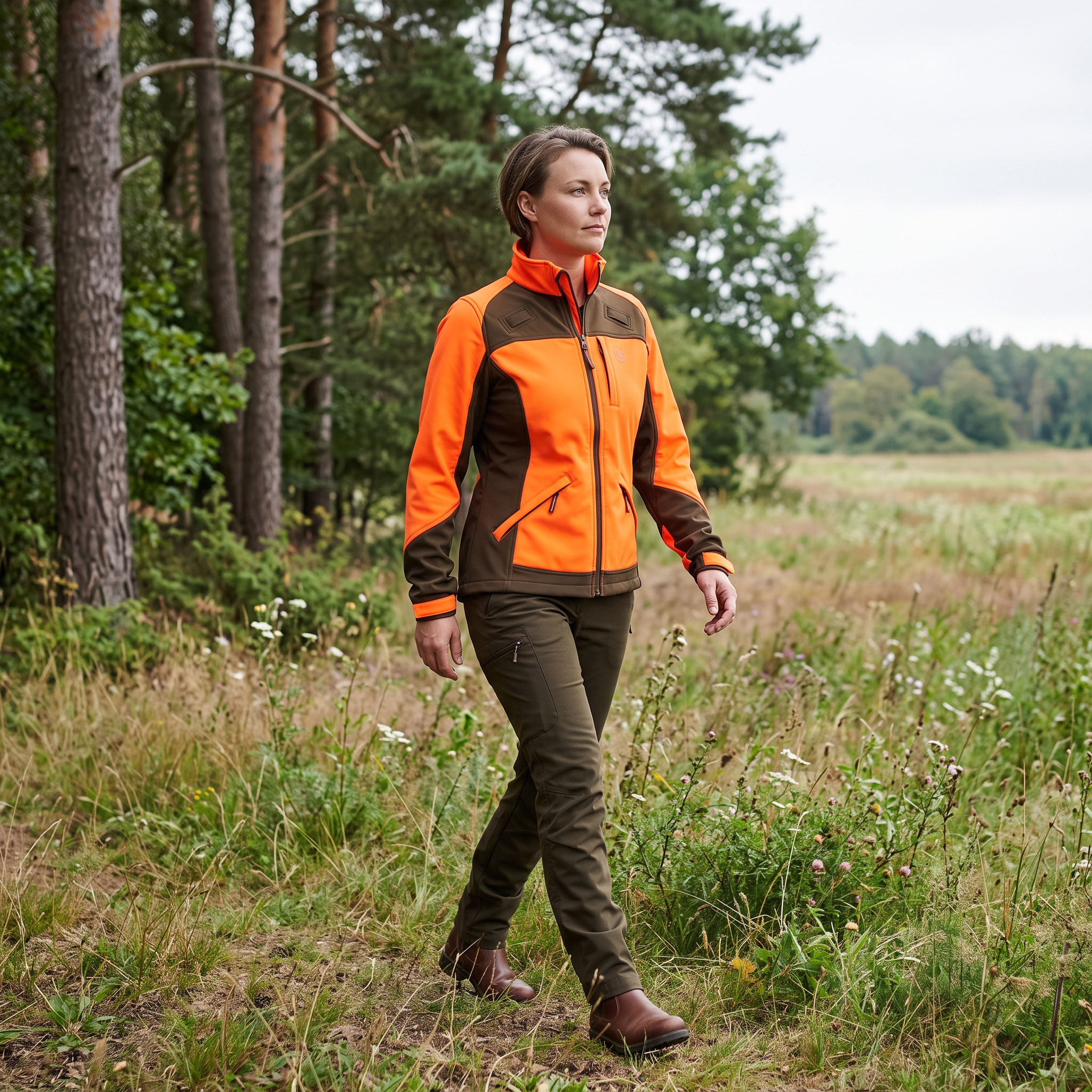 Deerhunter Lady Roja women's softshell jacket, Orange