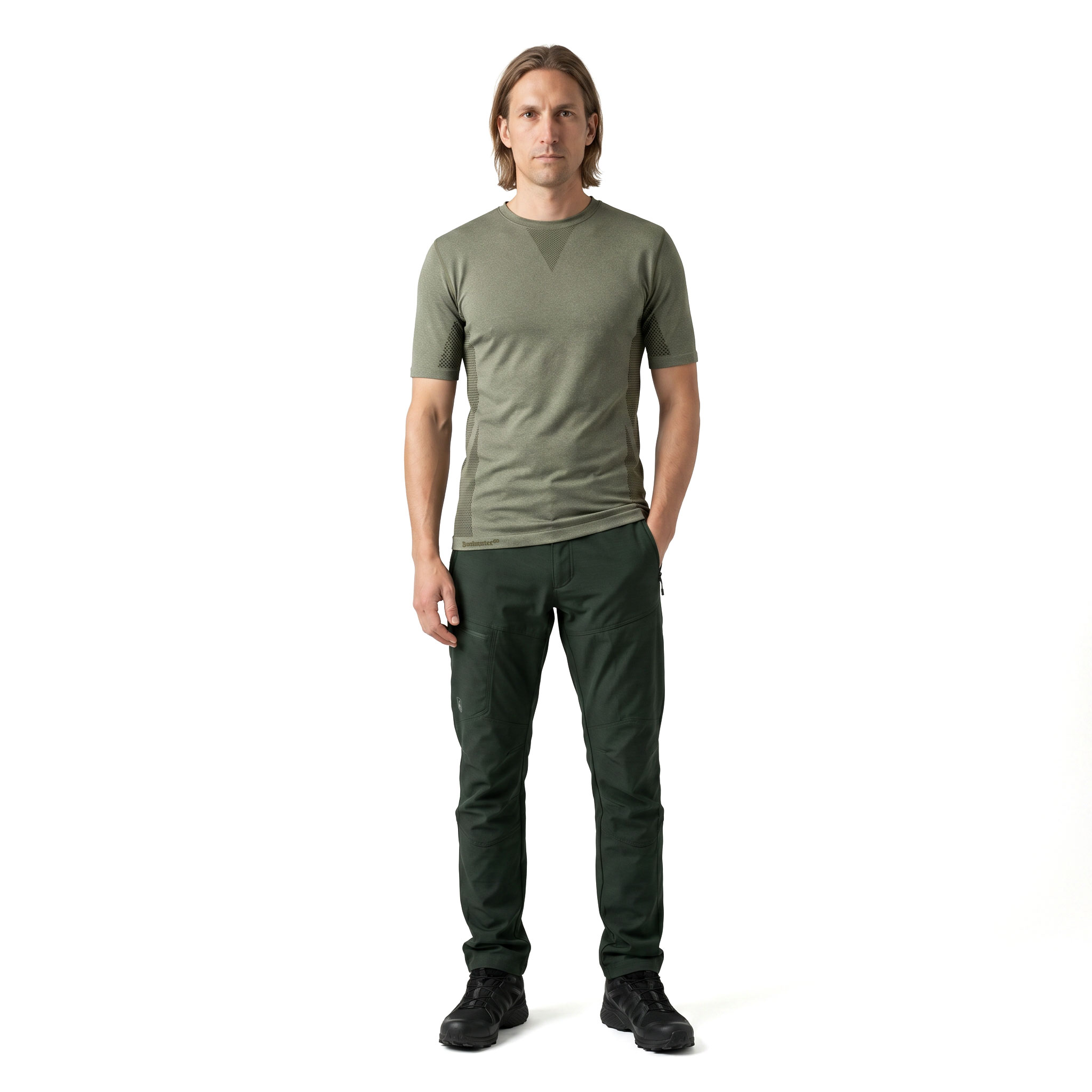 Deerhunter Performance singlet, Soft Green Melange, large image number 2
