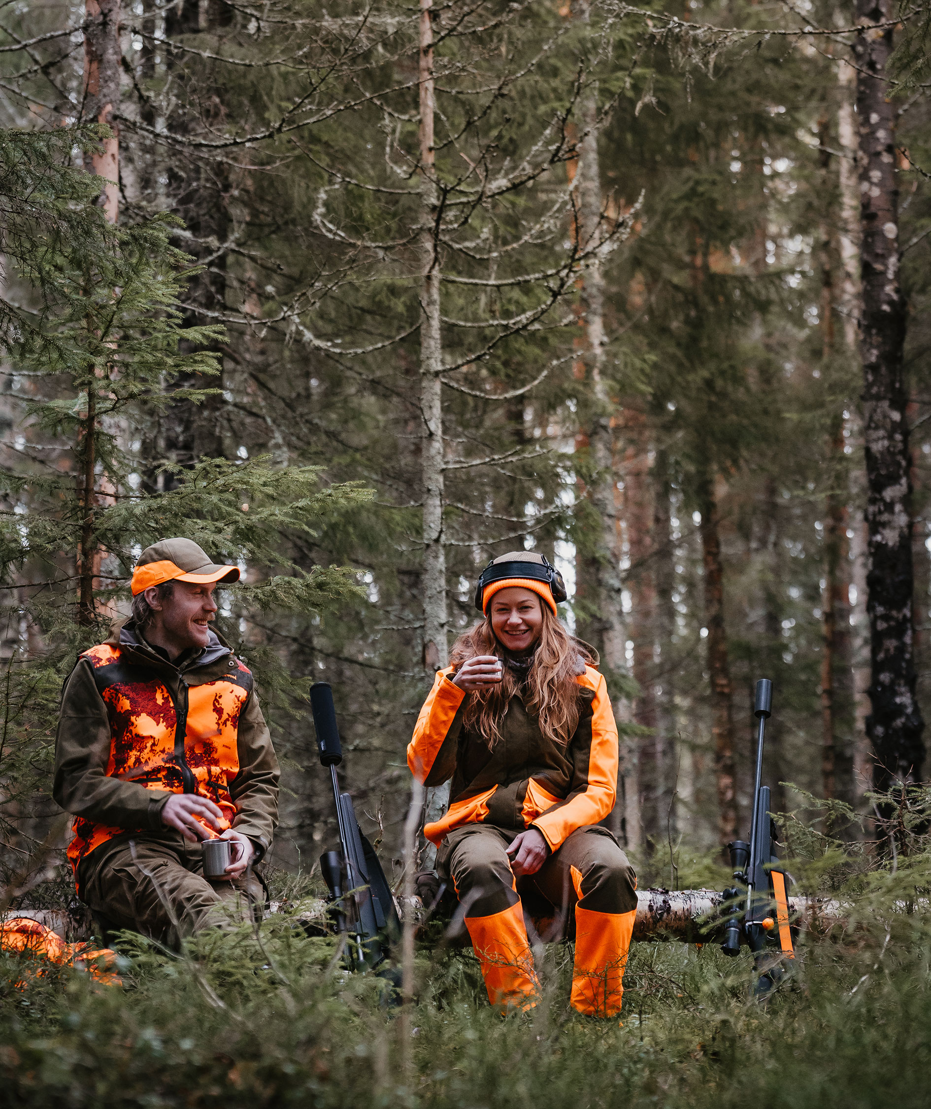 Pinewood Expert 2L Hunting damebukser, Olive Green/Orange, large image number 8
