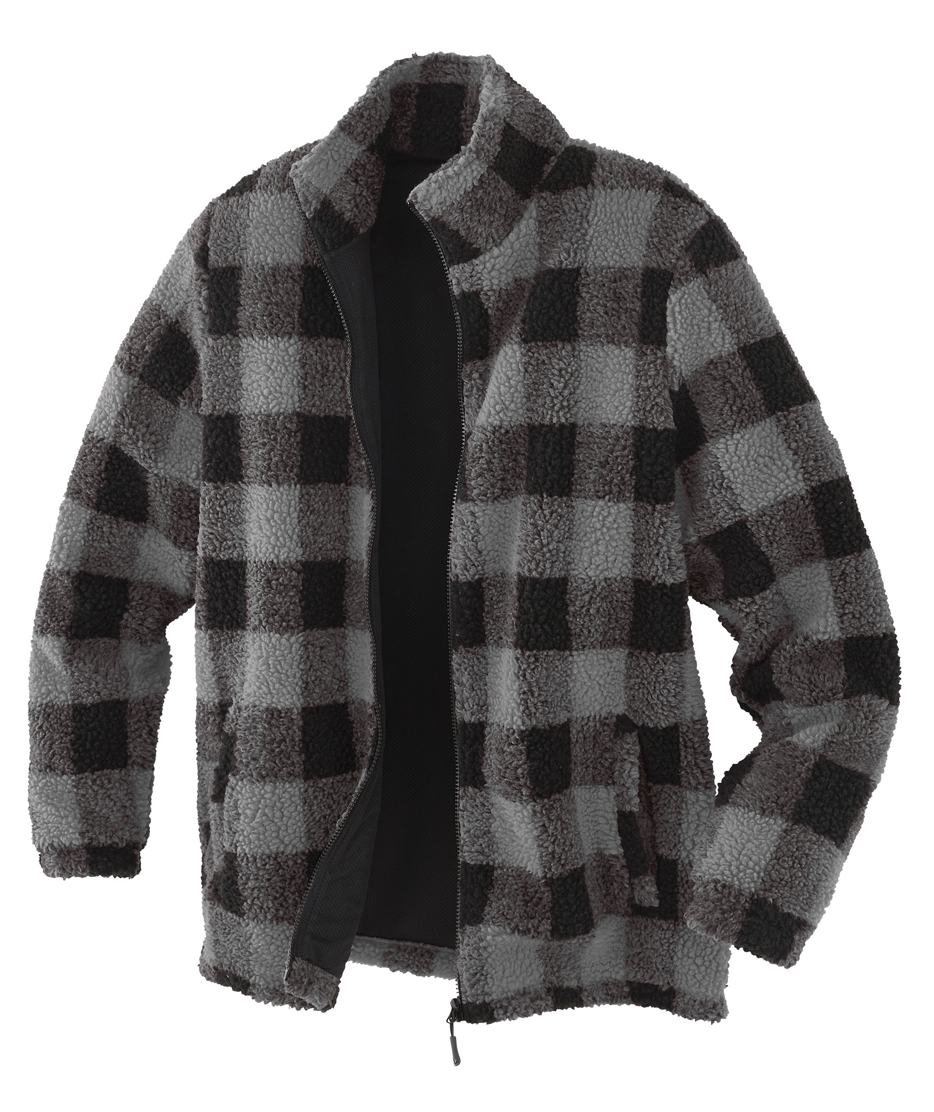 Terrax p&auml;lsfiberjacka, Svart/Antracitgr&aring;