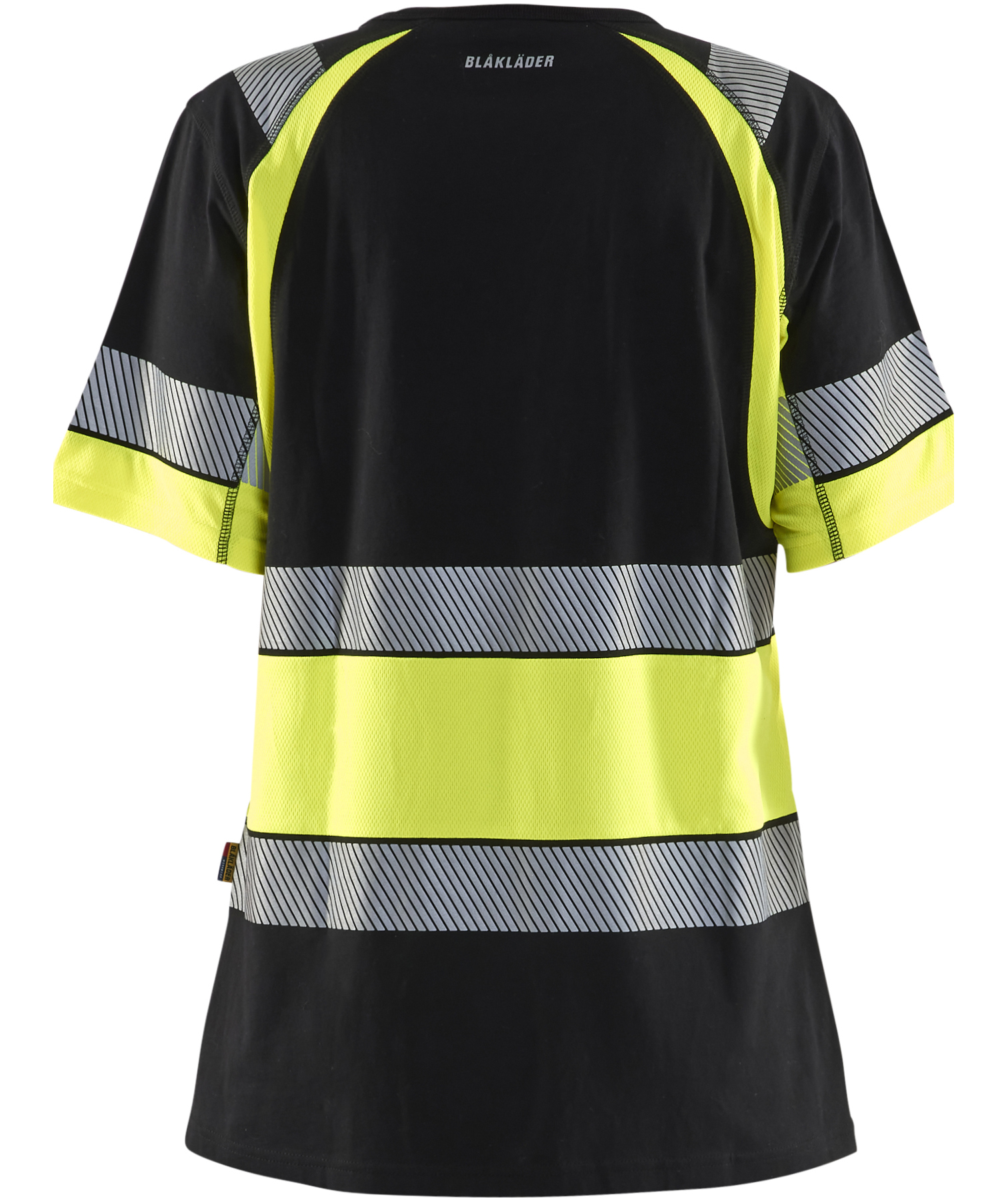 Bl&aring;kl&auml;der women's T-shirt, Black/Hi-Vis Yellow, large image number 2