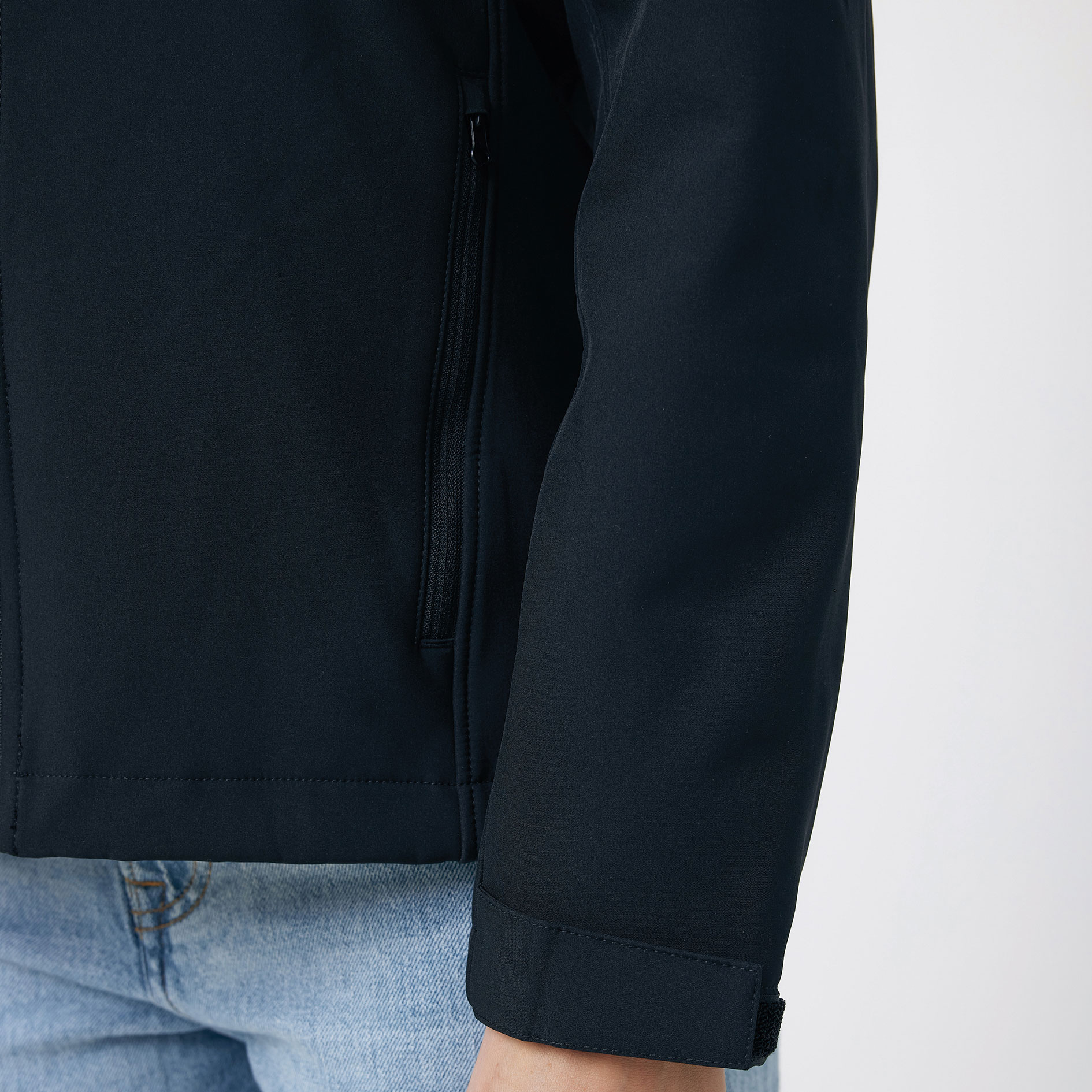 Iqoniq Makalu women's softshell jacket, Black, large image number 7