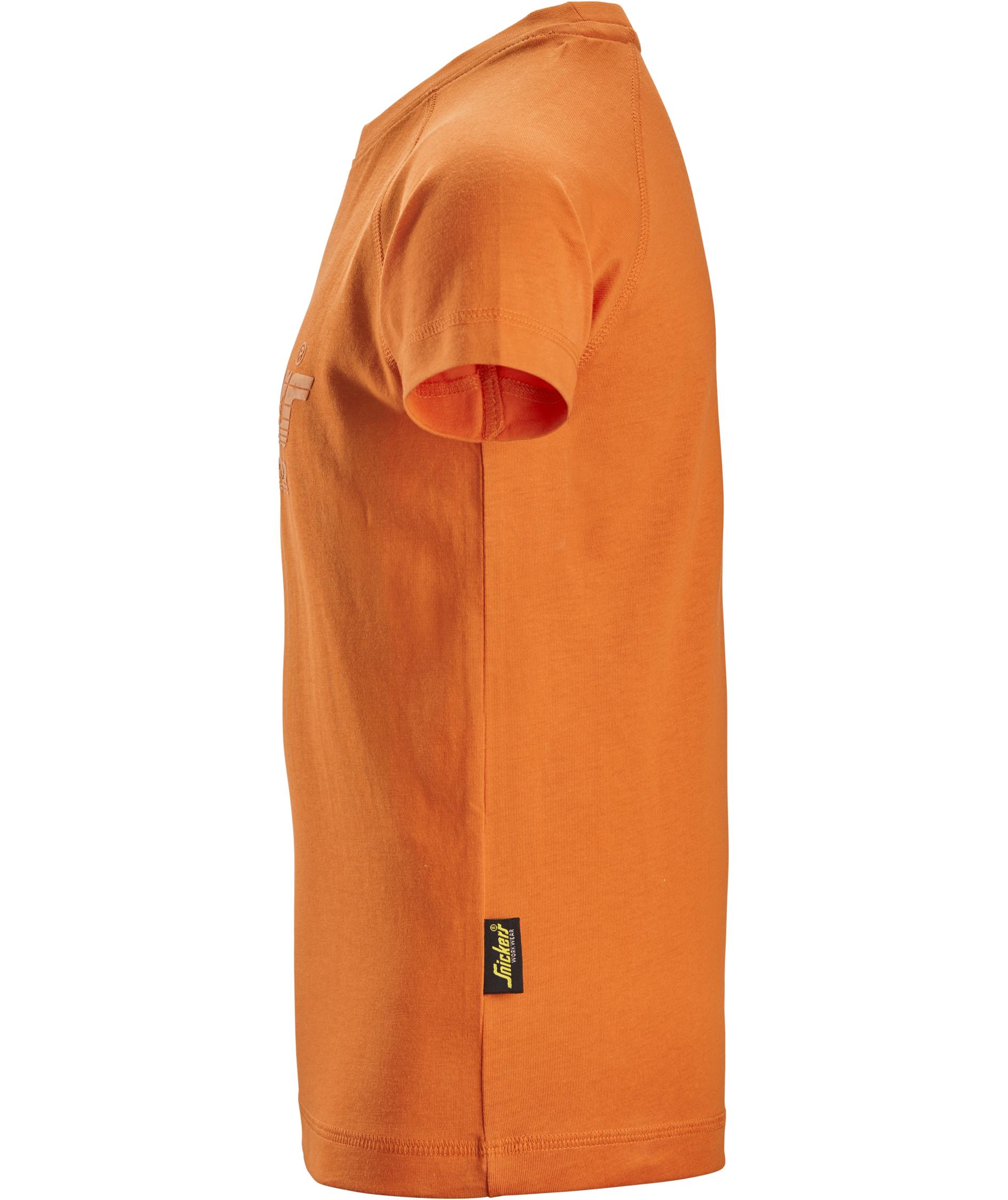 Snickers logo T-shirt 7514 for kids, Warm Orange, large image number 3