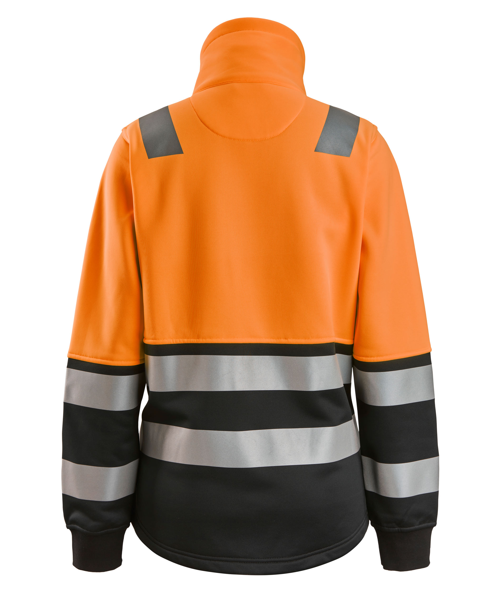 Snickers sweatjacka 8073 dam, Varsel Orange/Svart