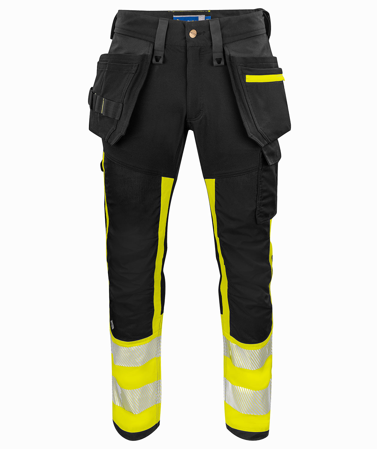 ProJob hantverksbyxa 6540, Varsel Gul/Svart