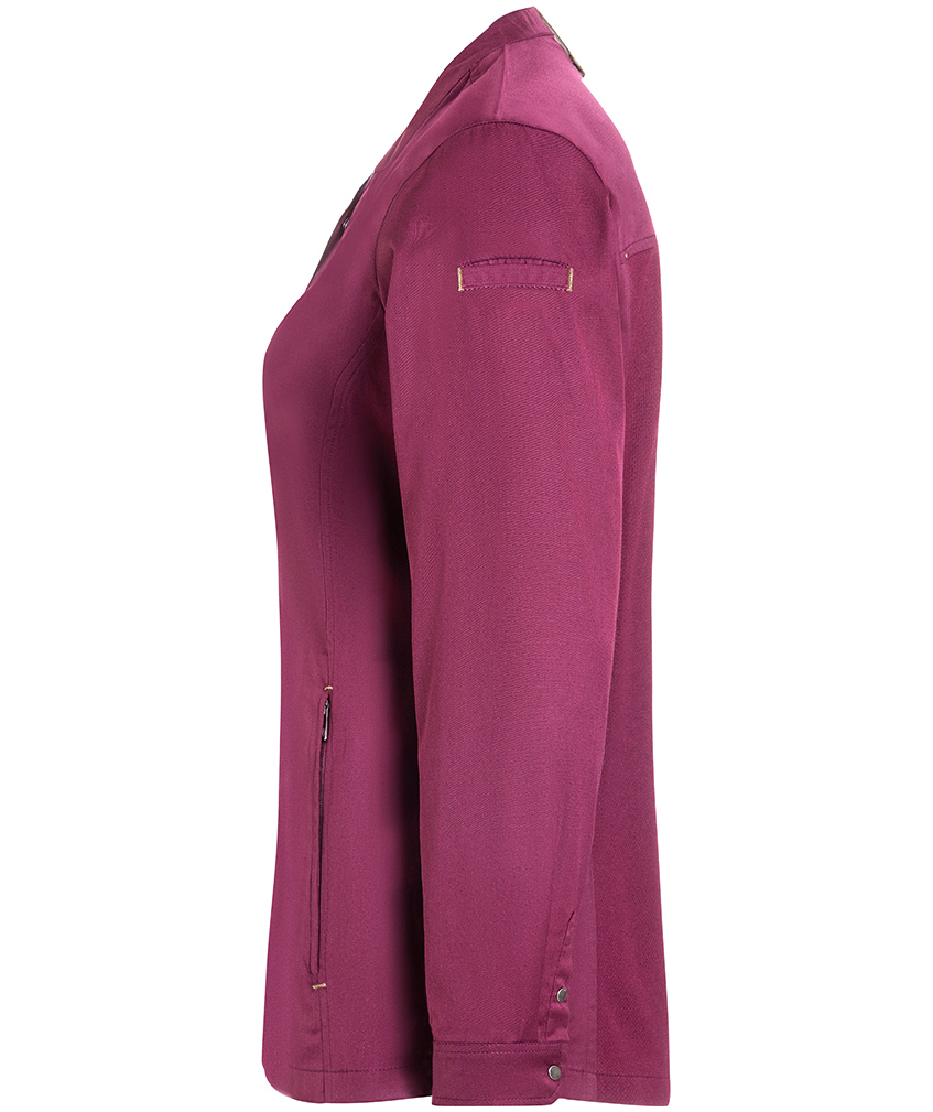 Karlowsky Green-Generation women's chefs jacket, Fuchsia, large image number 3