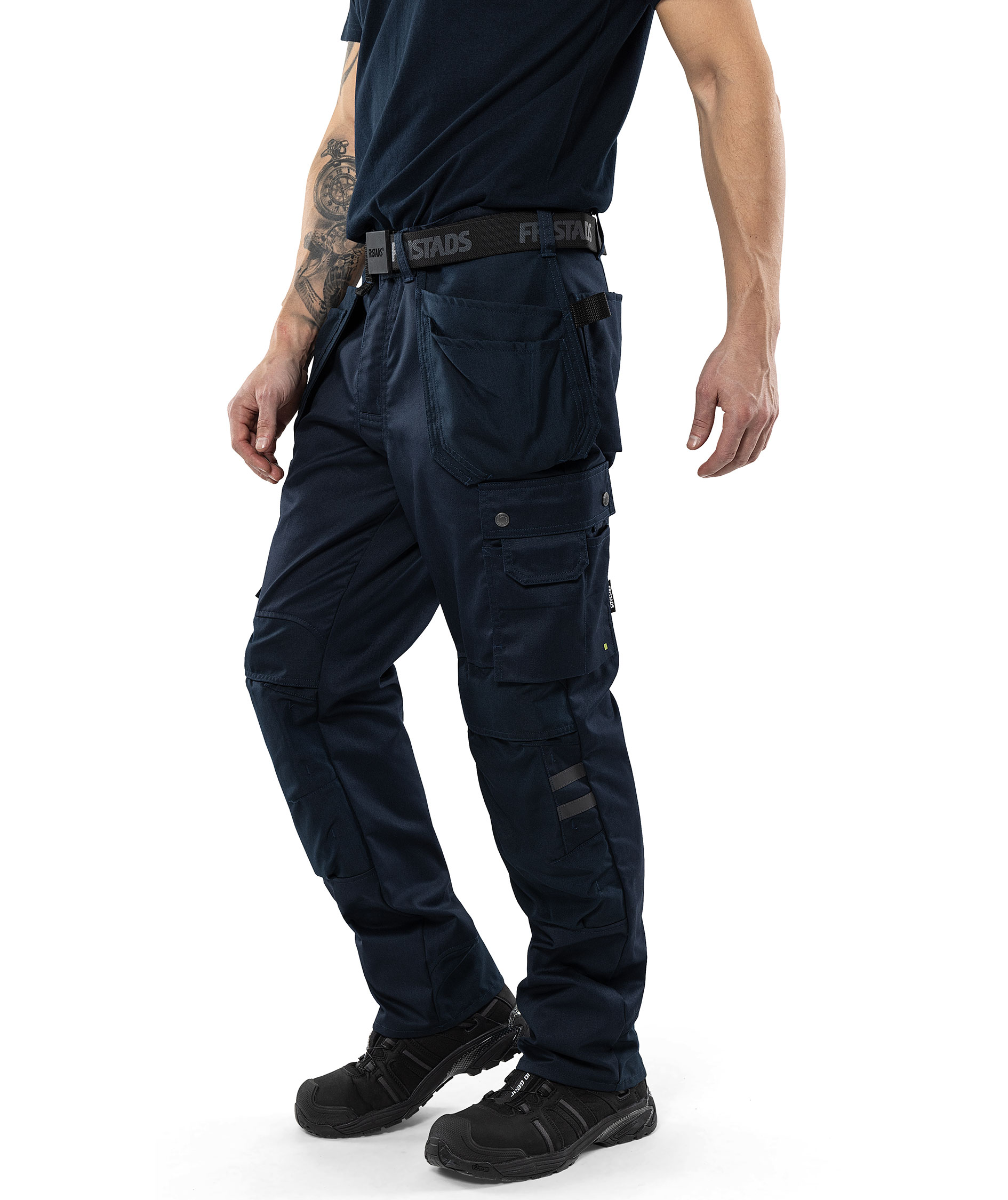 Fristads Green craftsman trousers 241 GS25, Dark Marine Blue, large image number 6
