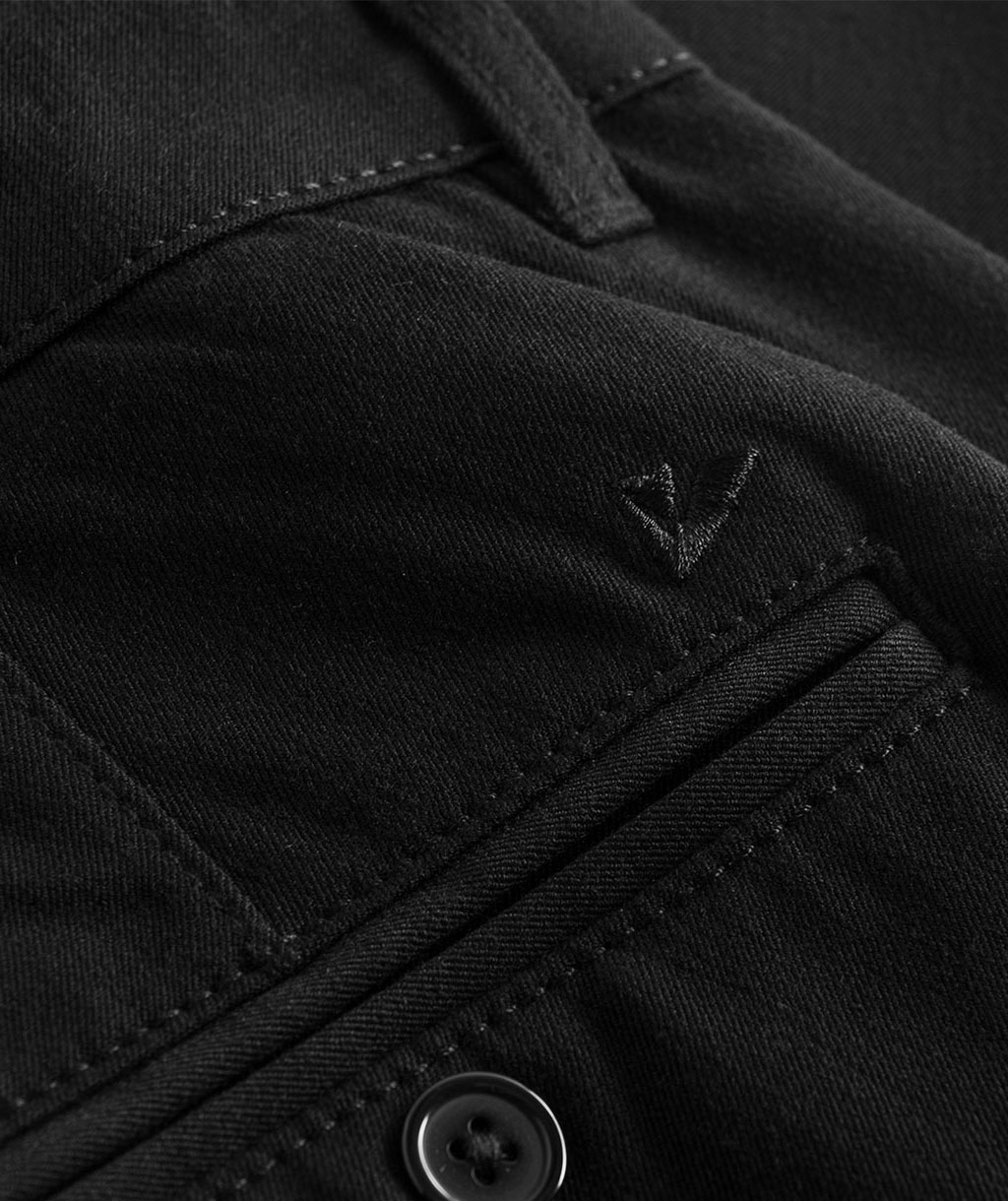 NewTurn Stretch Regular fit chinos, Svart, large image number 4