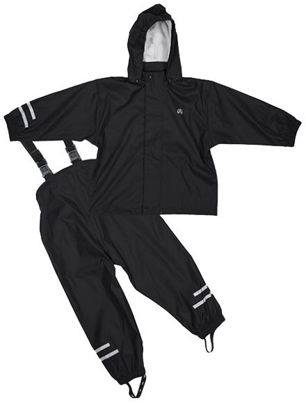 ELKA Elements PU regnst&auml;ll barn, Svart