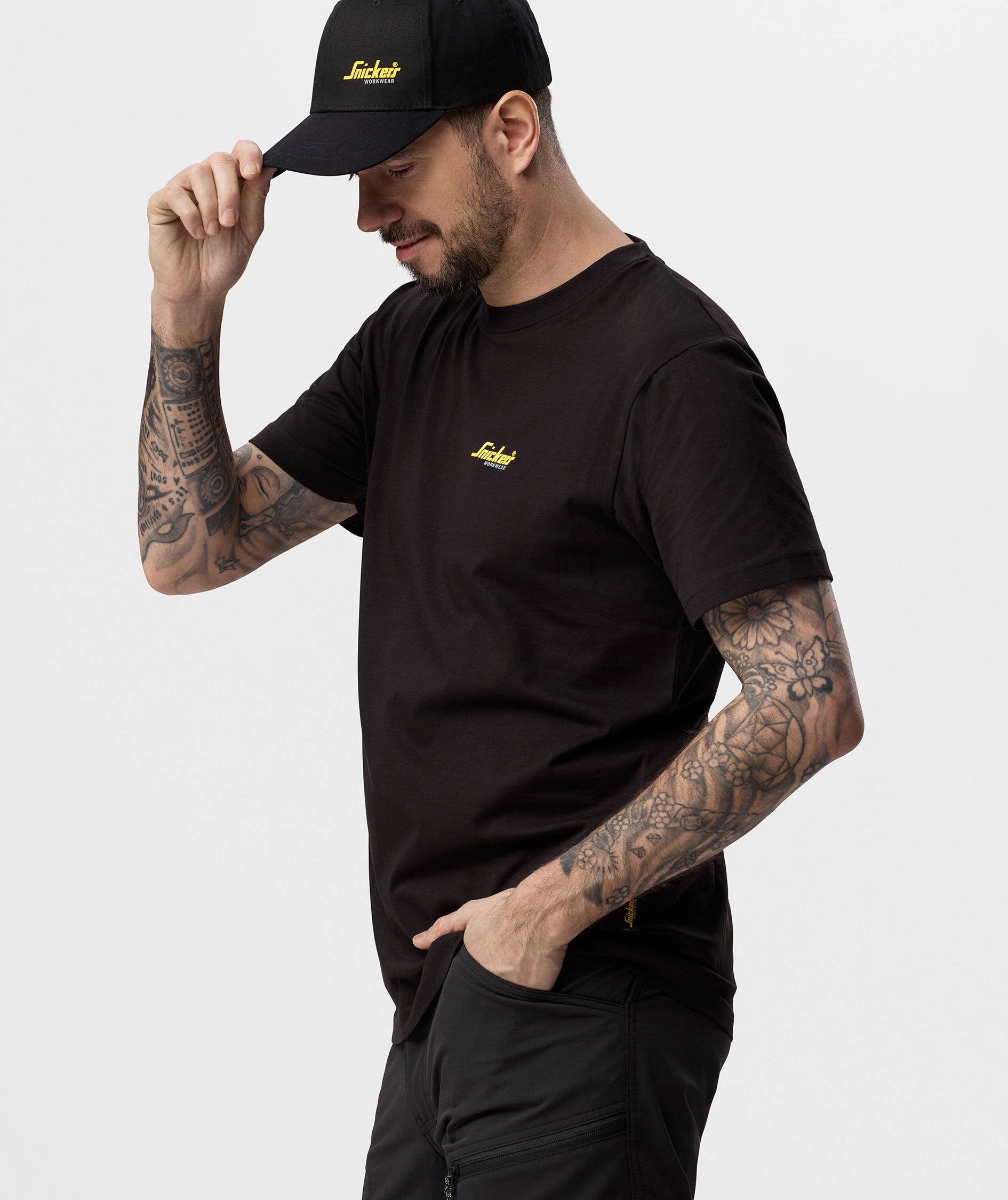 Snickers T-shirt 2588, Black, large image number 1