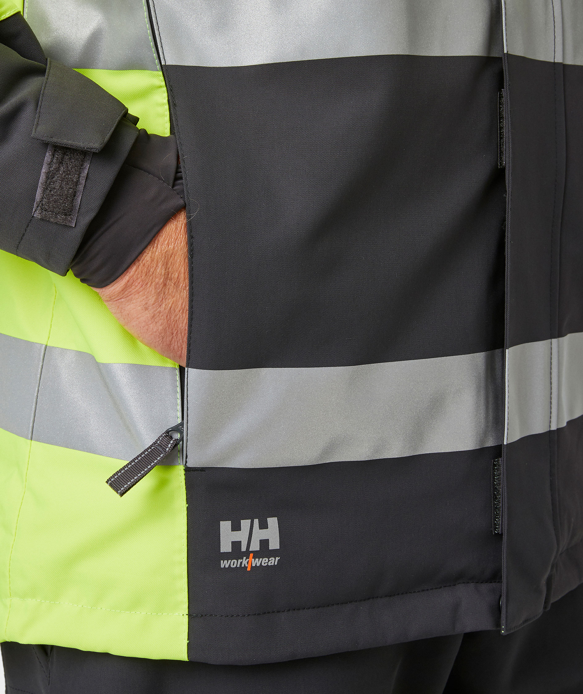 Helly Hansen Alna 2.0 Winterjacke, Hi-vis gelb/charcoal, large image number 6