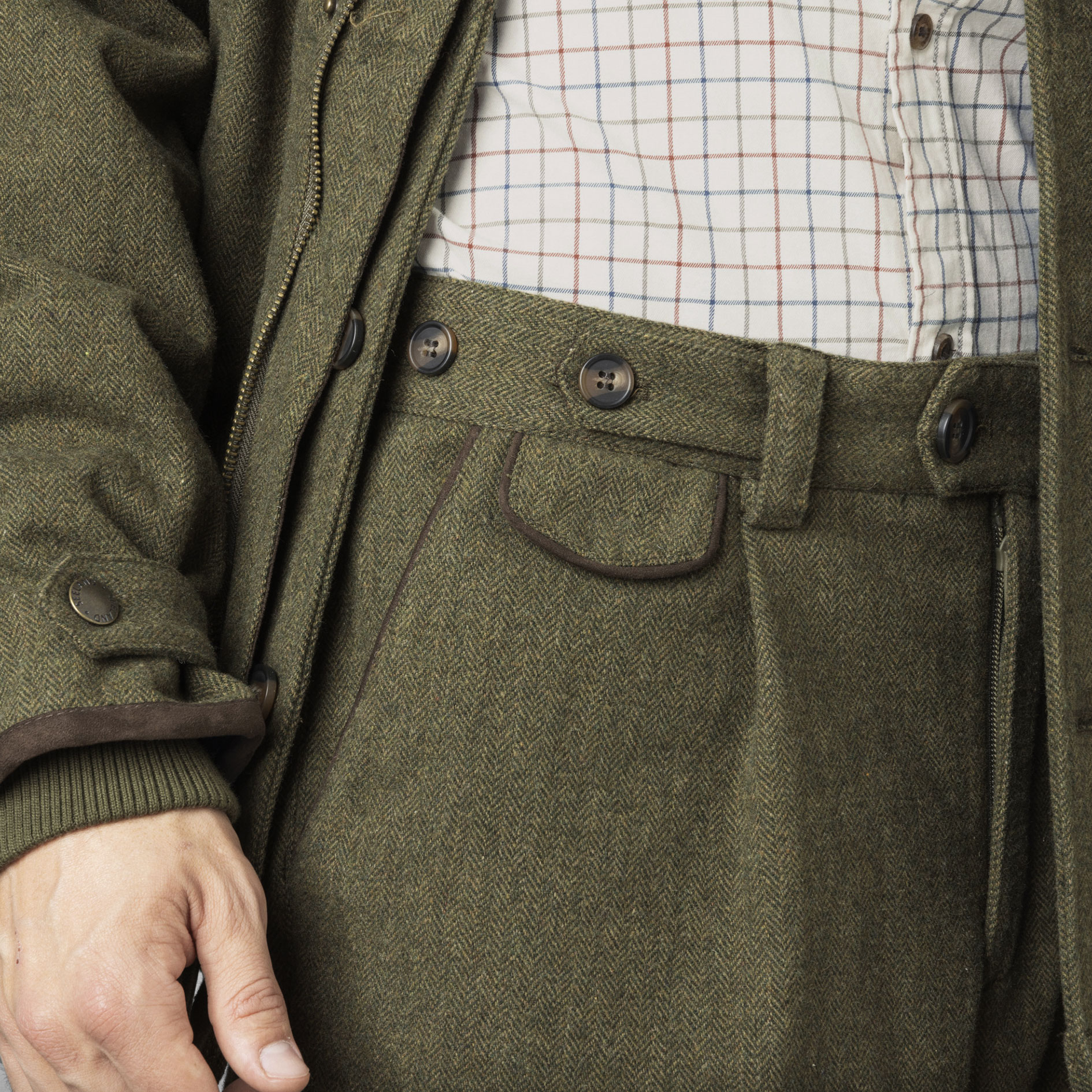 Seeland Hillside knickers med uld, Moss green, large image number 4