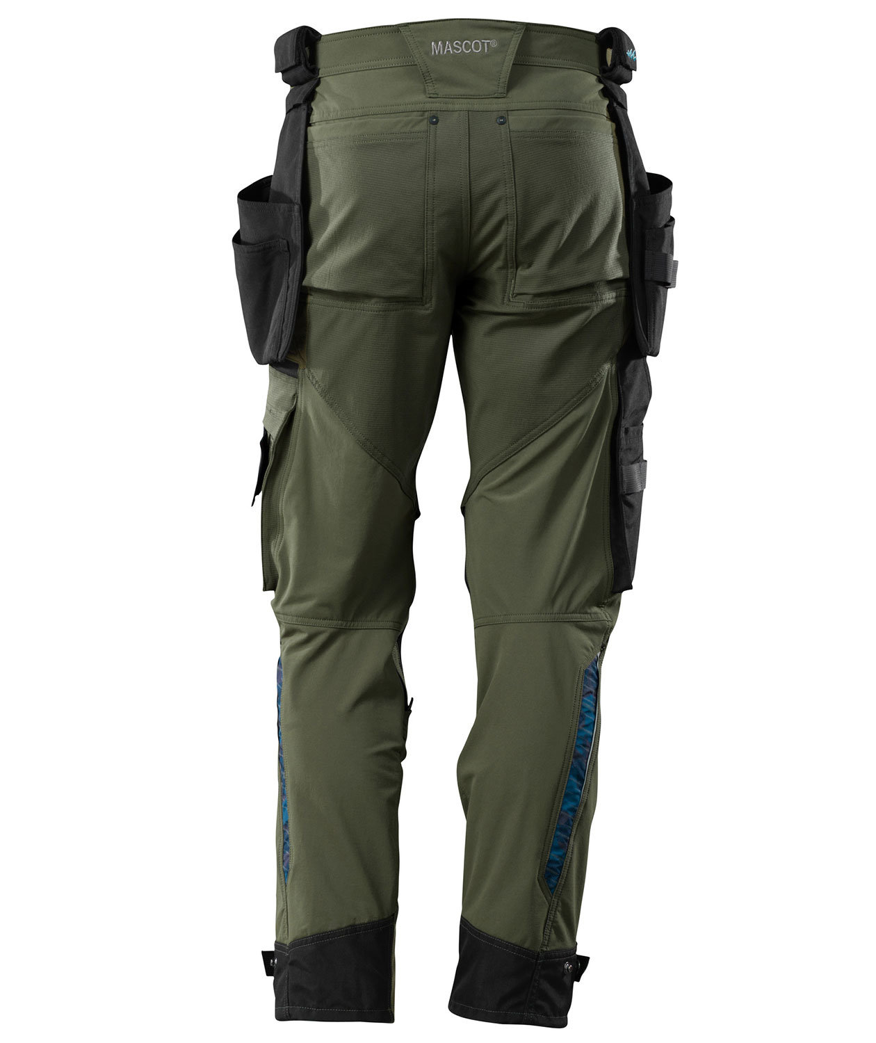 Mascot Handwerkerhose Full stretch, Moosgr&uuml;n, large image number 2