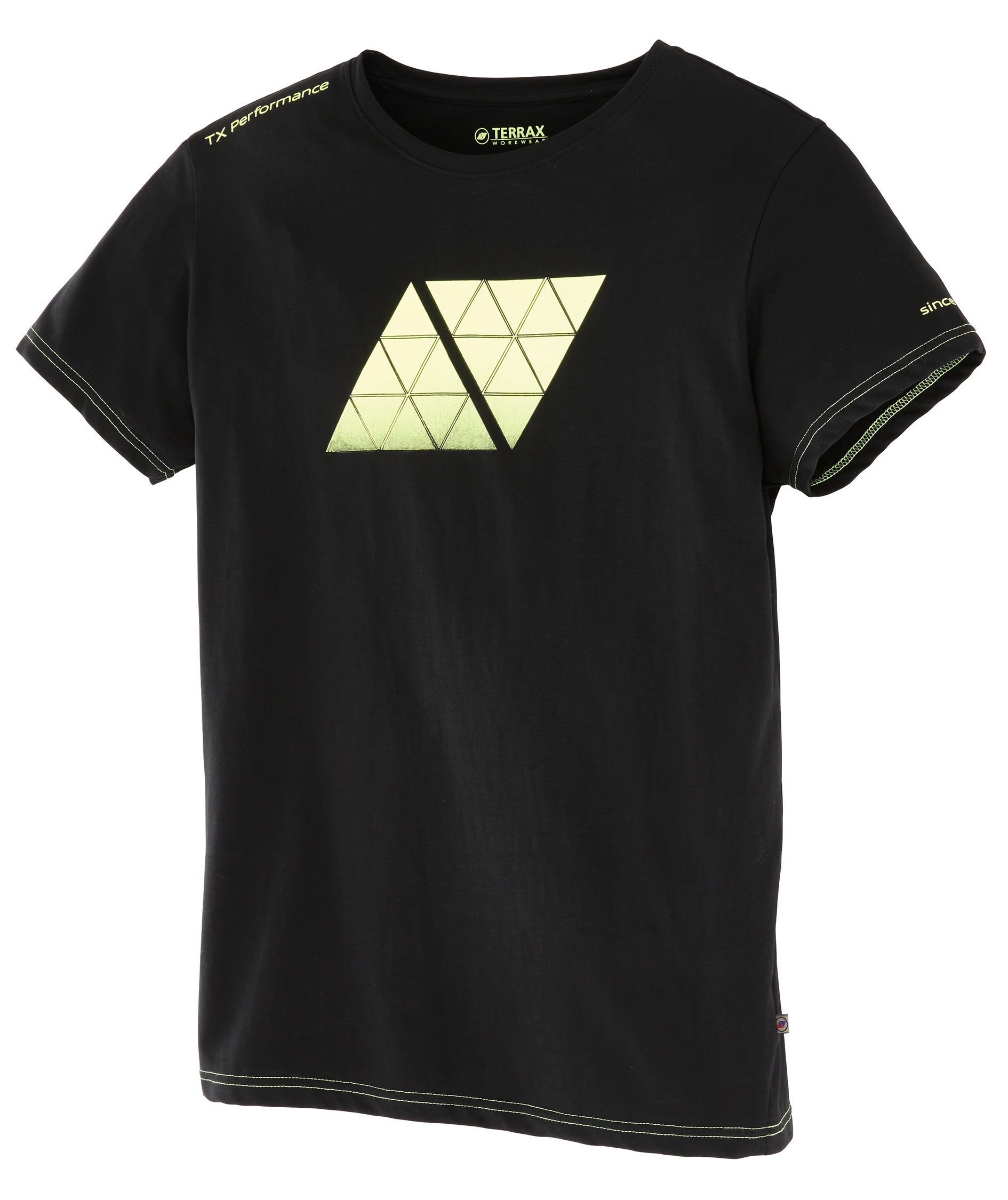 Terrax T-shirt, Sort/Lime