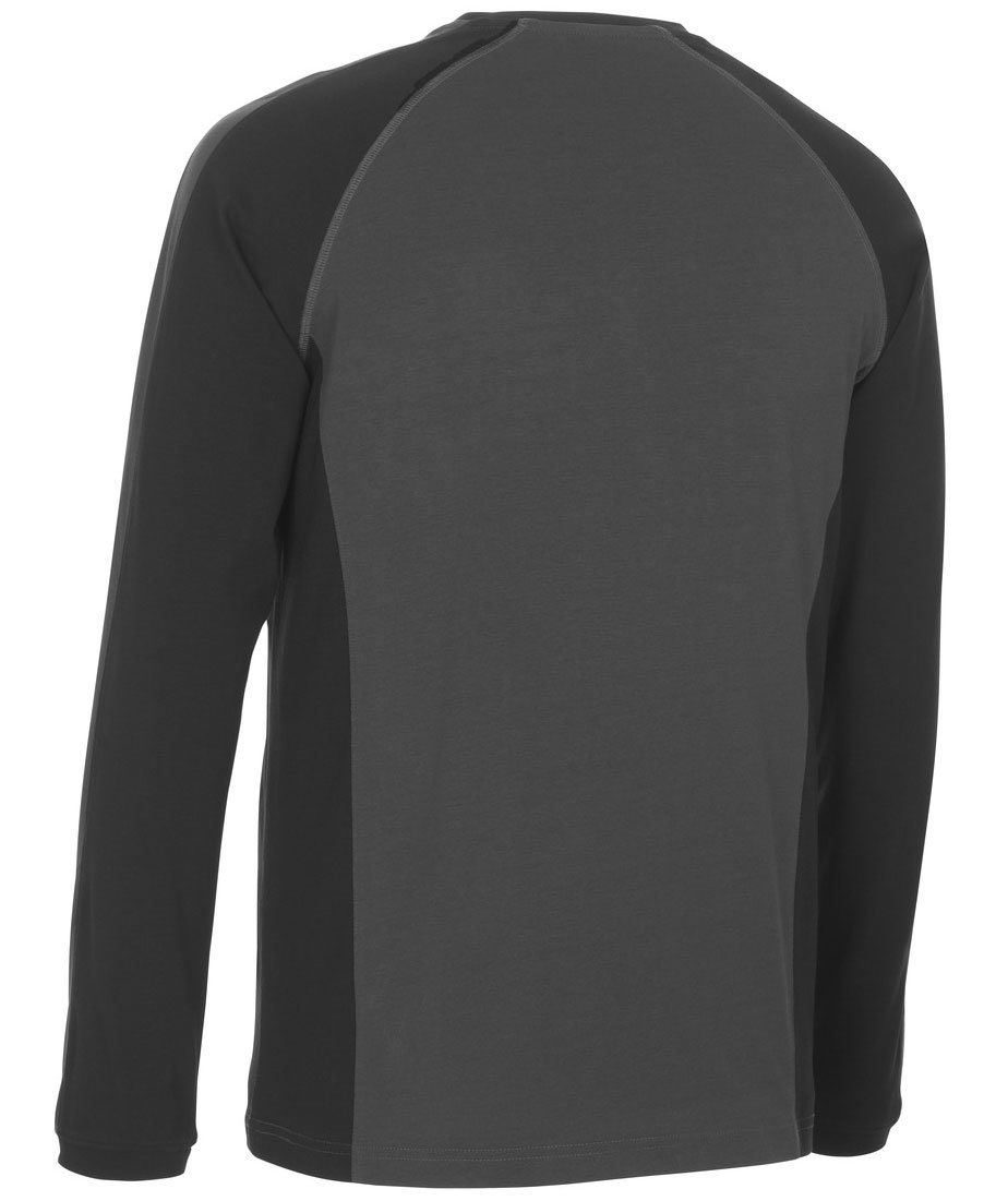 Mascot Bielefeld langermet T-skjorte, M&oslash;rk&nbsp;Antrasittgr&aring;/Svart, large image number 2