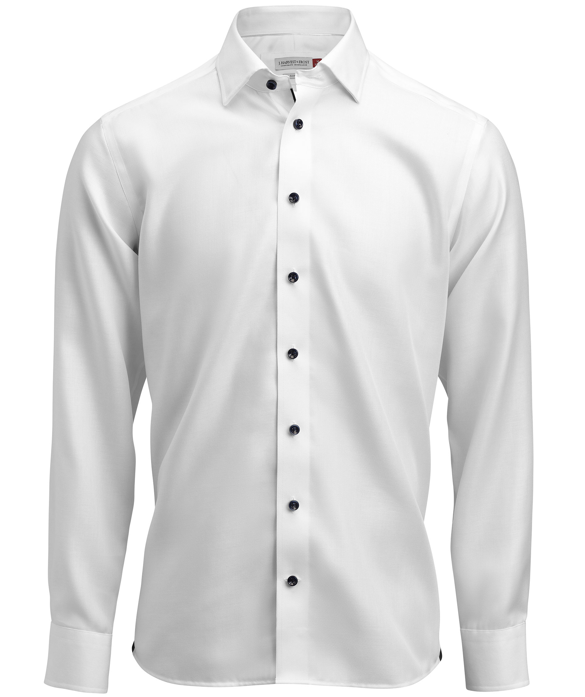 J. Harvest & Frost Red Bow slim fit shirt, White, White, swatch