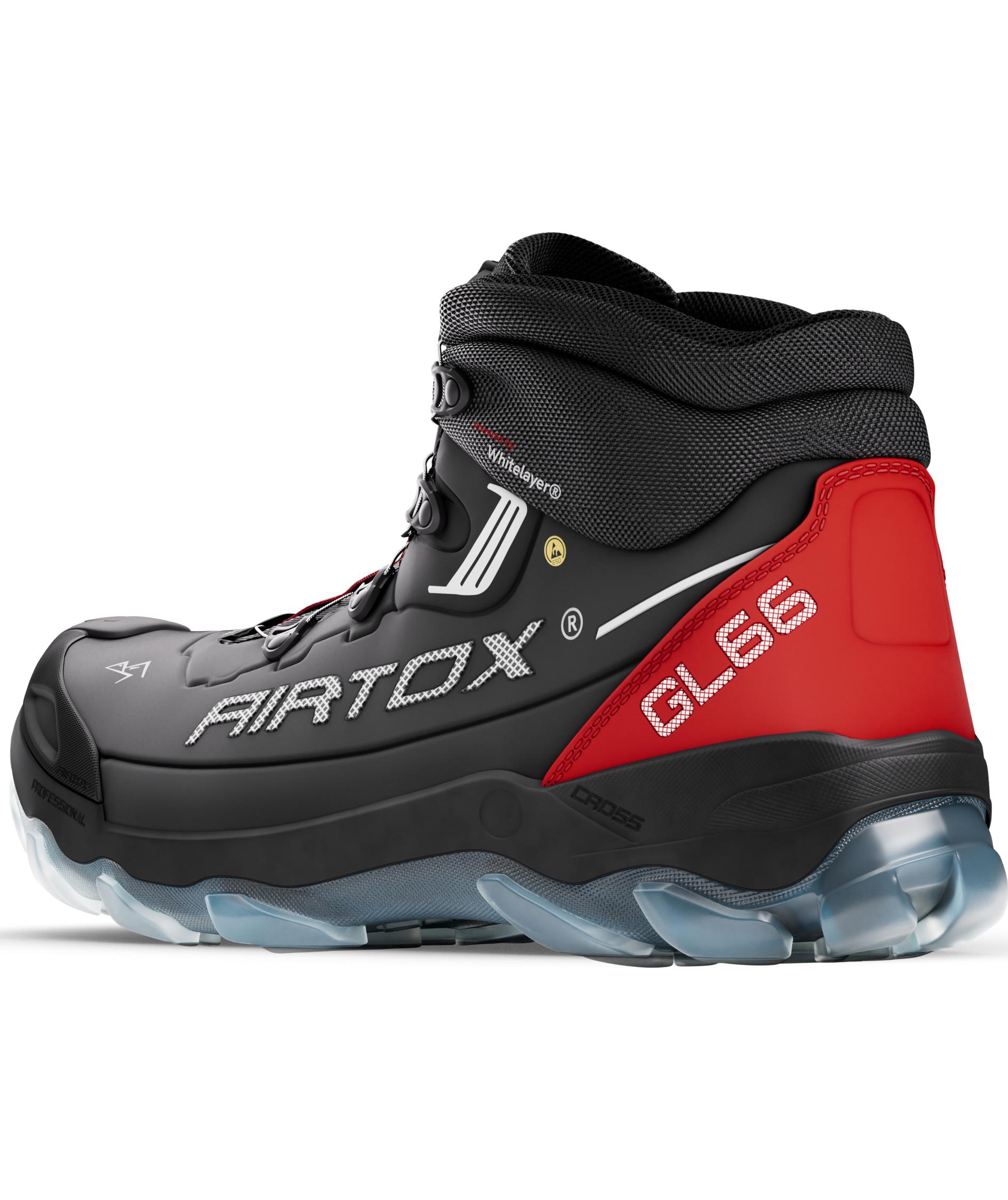 Airtox GL66 skyddsk&auml;ngor S3, Svart/R&ouml;d, large image number 6