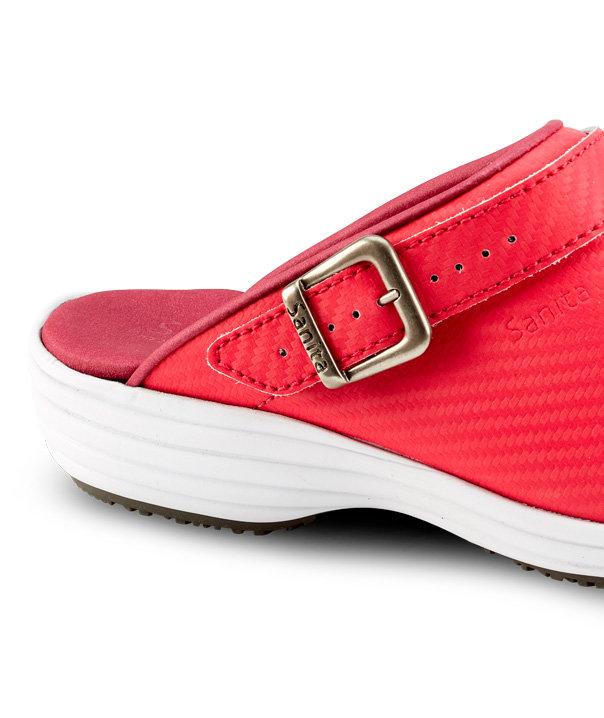 Sanita Wave Carbon women's clogs, Fuchsia