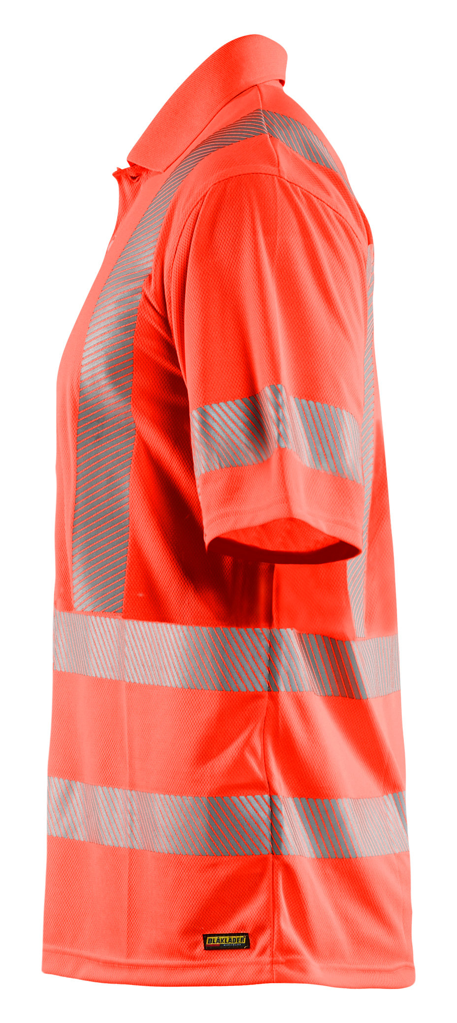 Bl&aring;kl&auml;der UV polo T-shirt, Hi-Vis R&oslash;d, large image number 3
