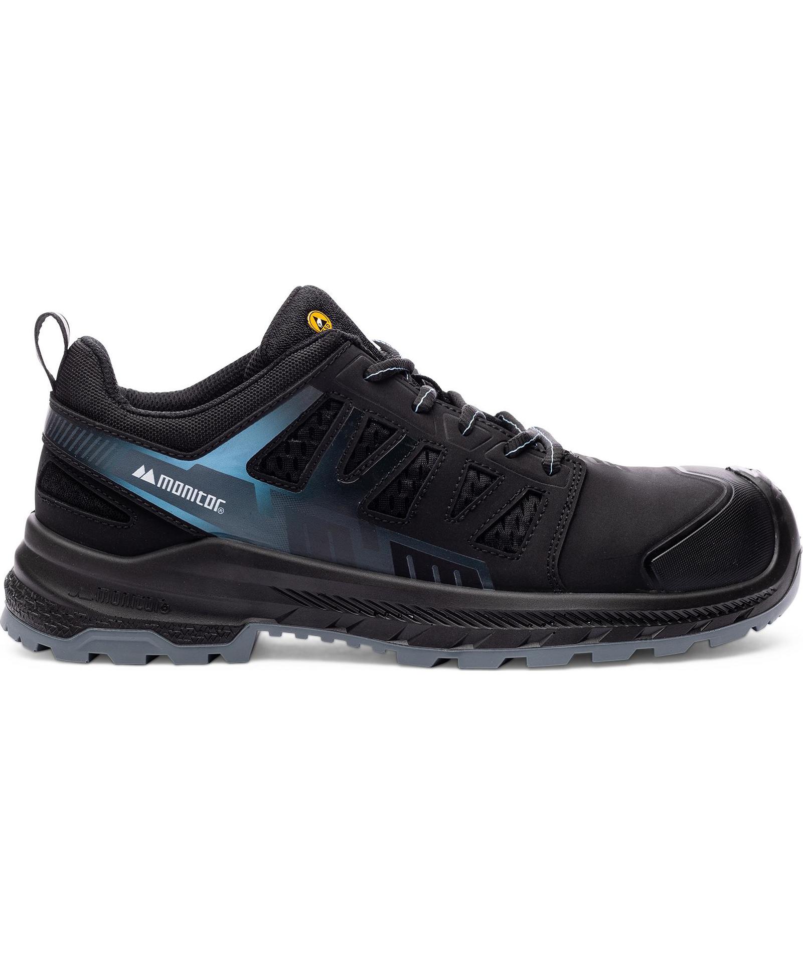 Monitor Dynatec Nova safety shoes S1PS, Black