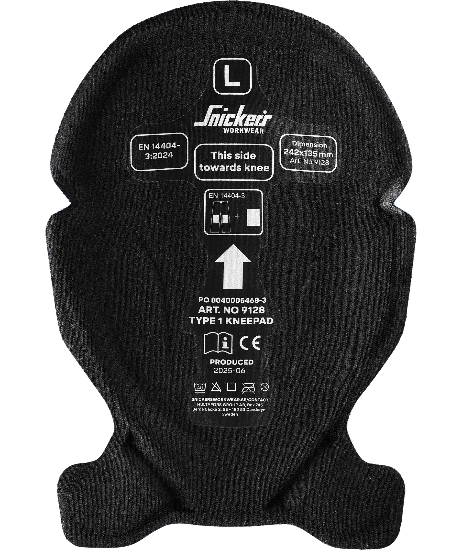 Snickers PowerFoam kn&aelig;puder 9128, 