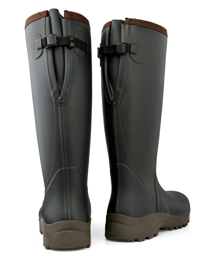 Gateway1 Sportsman II Lady 17" 4mm rubber boots, Khaki, large image number 2