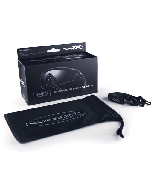 Wiley X Saber Advanced skyddsglas&ouml;gon, Gul, Gul, large image number 1