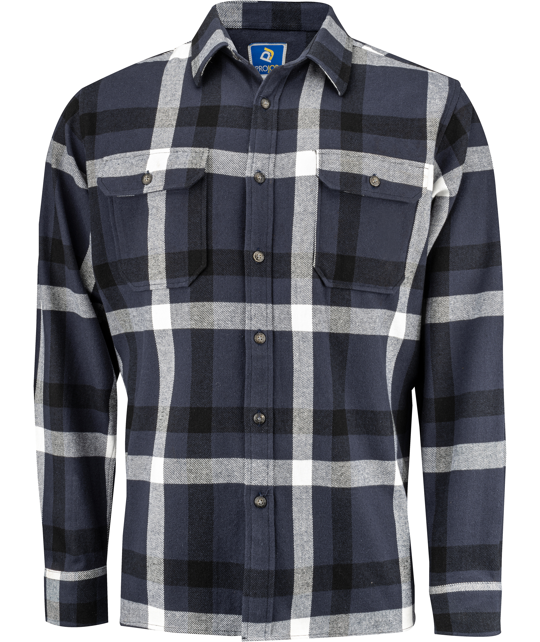 ProJob Flanellhemd, Navy